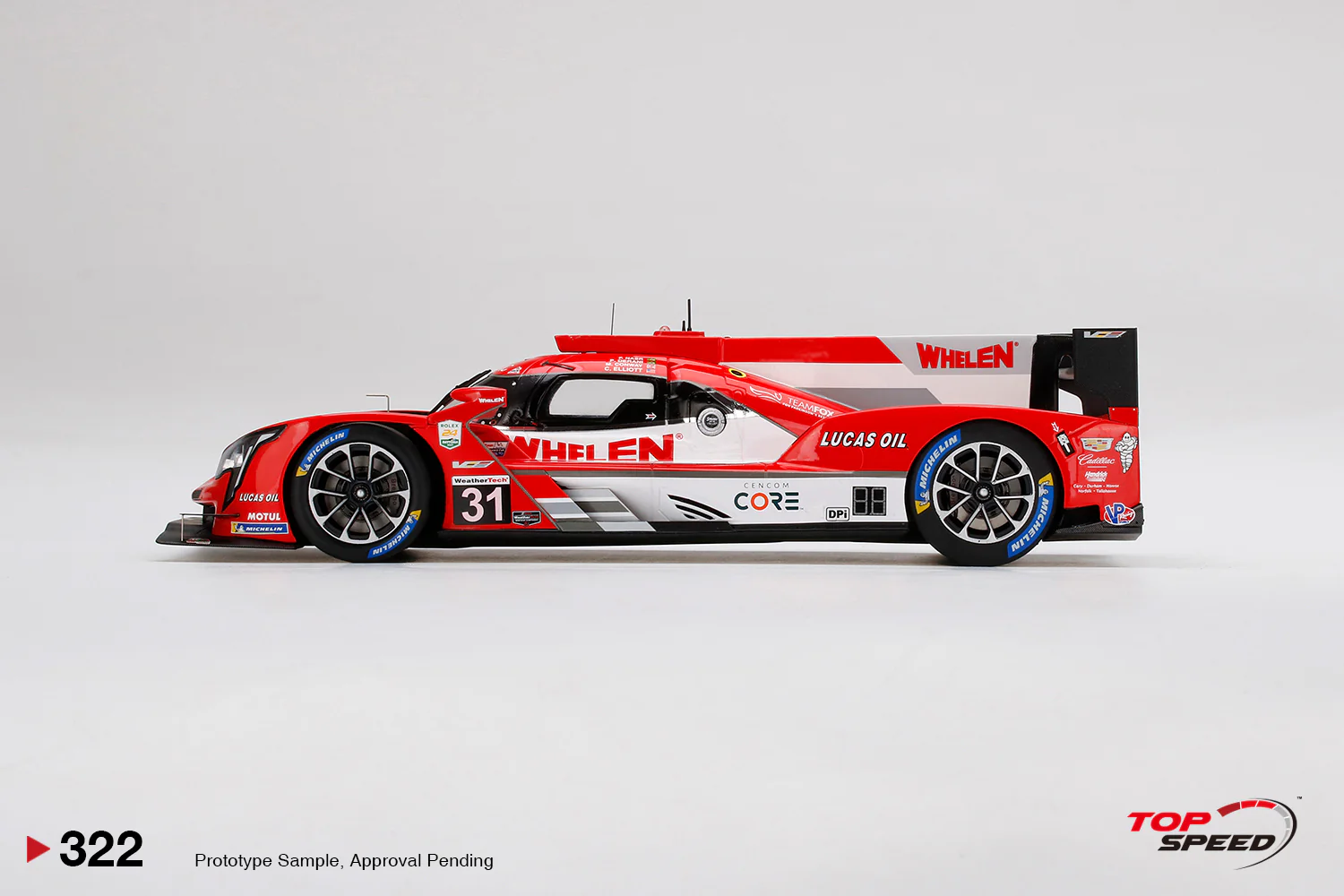 TopSpeed CADILLAC DPI-V.R NO.31 2021 IMSA DAYTONA 24HR WHELEN ENGINEERING RACING 1/18 Scale - Image 3
