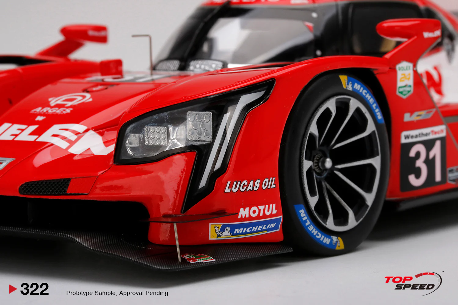 TopSpeed CADILLAC DPI-V.R NO.31 2021 IMSA DAYTONA 24HR WHELEN ENGINEERING RACING 1/18 Scale - Image 4