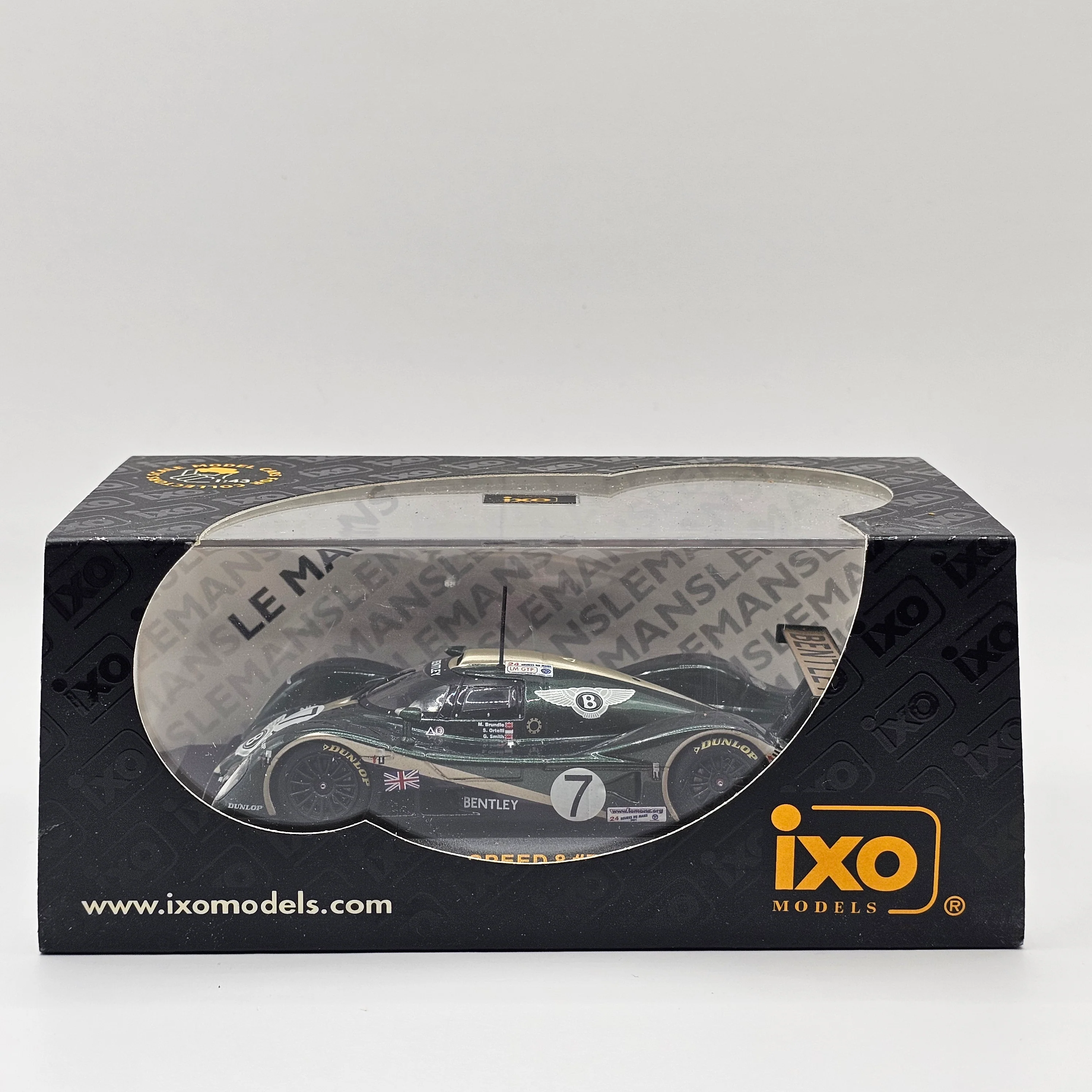 IXO Bentley Exp Speed 8 #7 Le Mans 2001 Brundle Ortelli 1/43 Scale - Image 7
