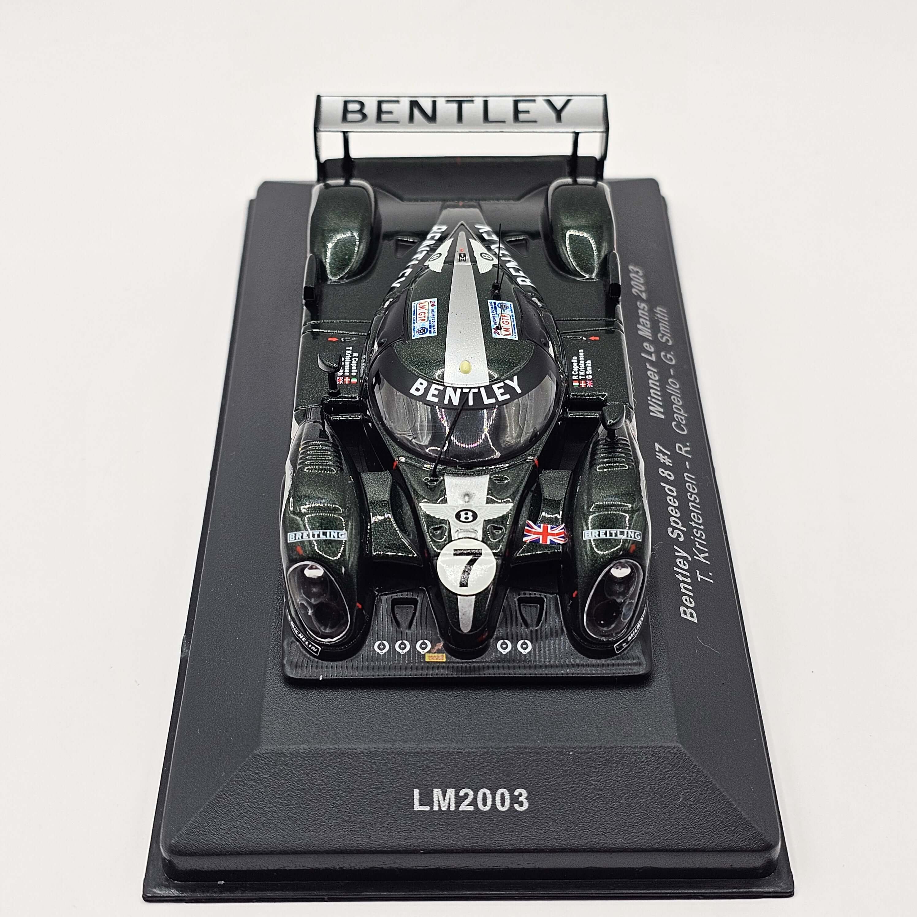 IXO Bentley Speed 8 #7 Winner 24h Le Mans 2003 Preloved 1/43 Scale - Image 3