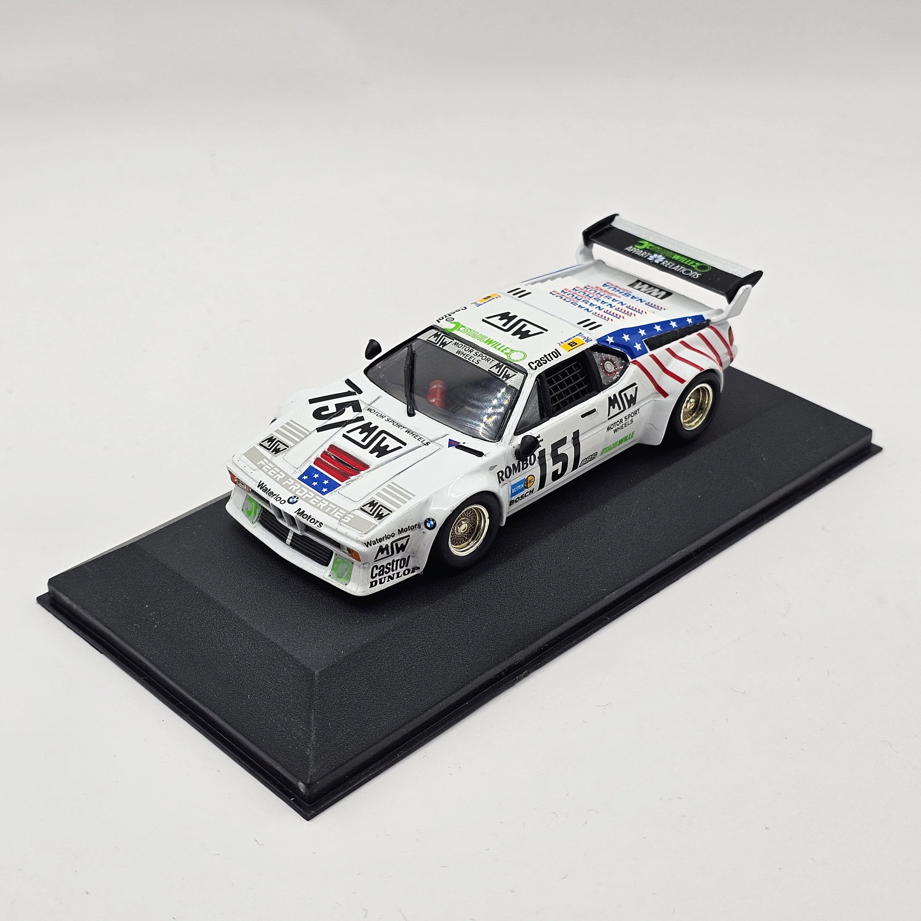 Quartzo BMW M1 "MSW" #151 Le Mans 1985 1/43 Scale - Image 3
