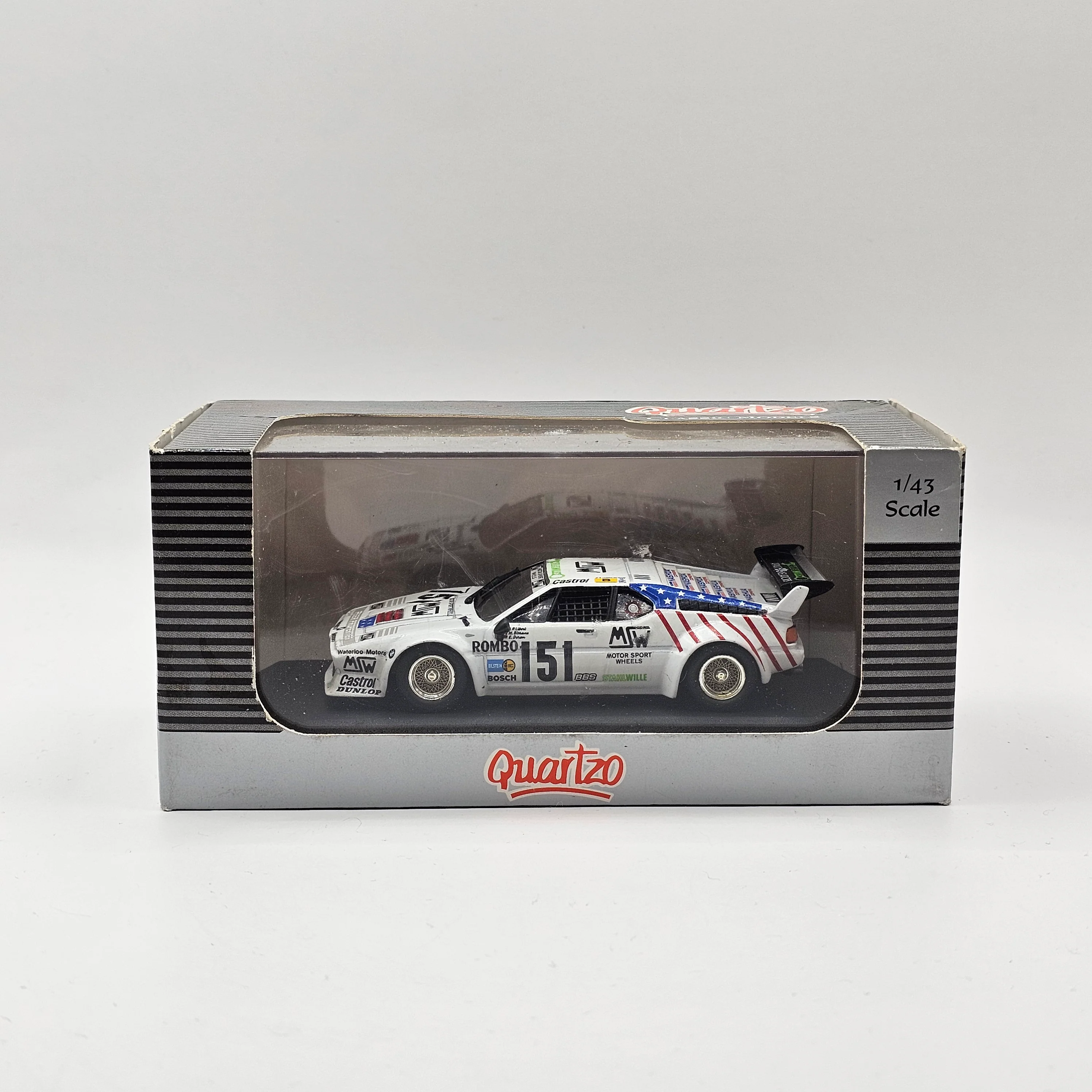 Quartzo BMW M1 "MSW" #151 Le Mans 1985 1/43 Scale - Image 7