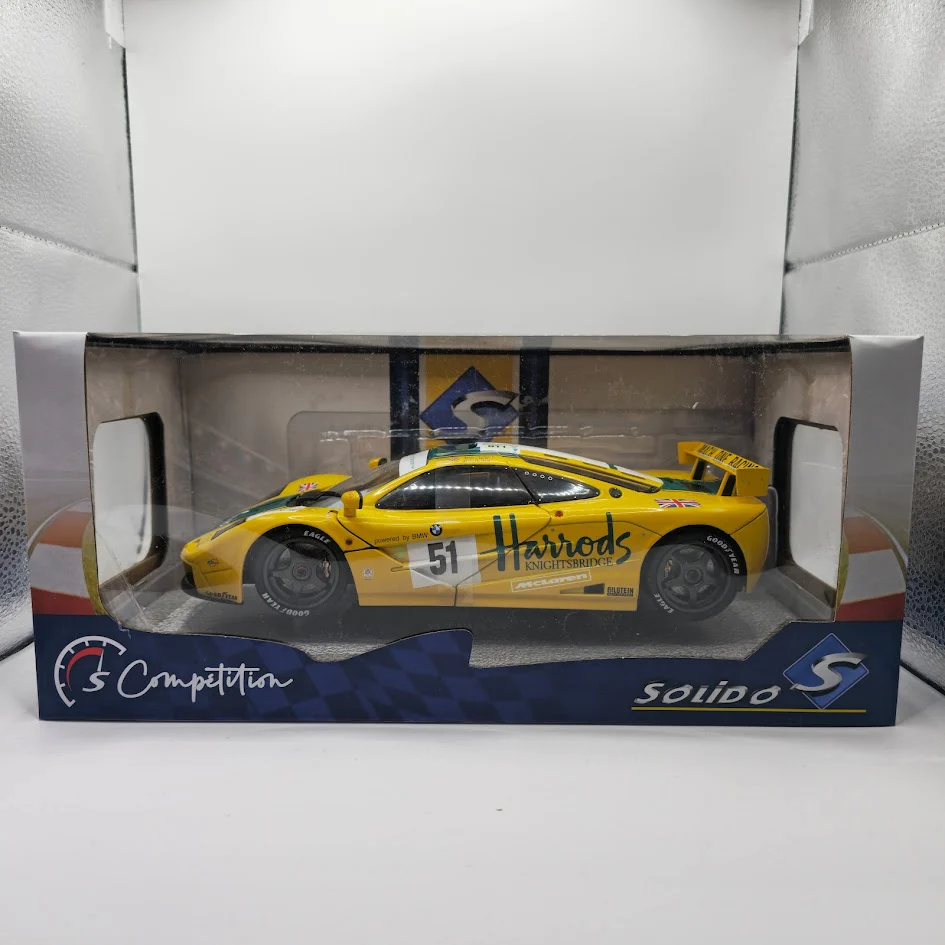 Solido McLaren F1 GT-R Short Tail 24H Le Mans 1995 - Harrods 1/18 Scale - Image 11
