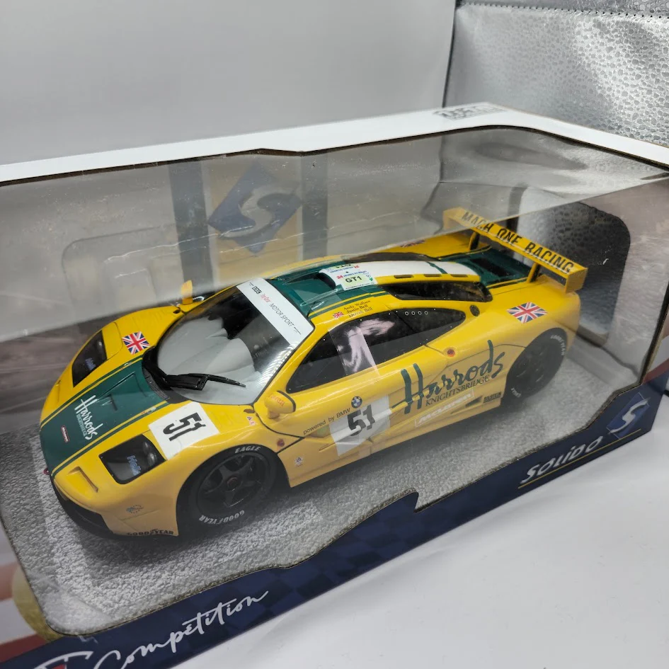 Solido McLaren F1 GT-R Short Tail 24H Le Mans 1995 - Harrods 1/18 Scale - Image 12