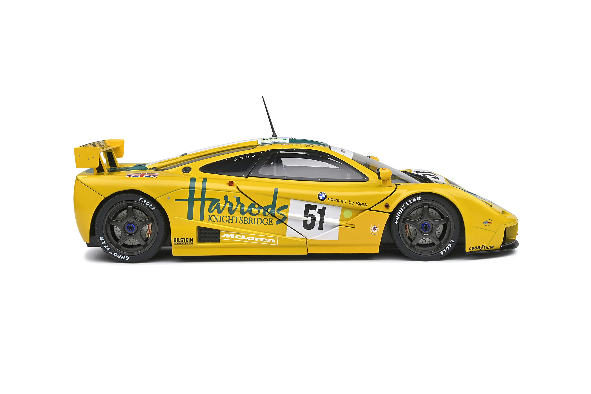 Solido McLaren F1 GT-R Short Tail 24H Le Mans 1995 - Harrods 1/18 Scale - Image 3