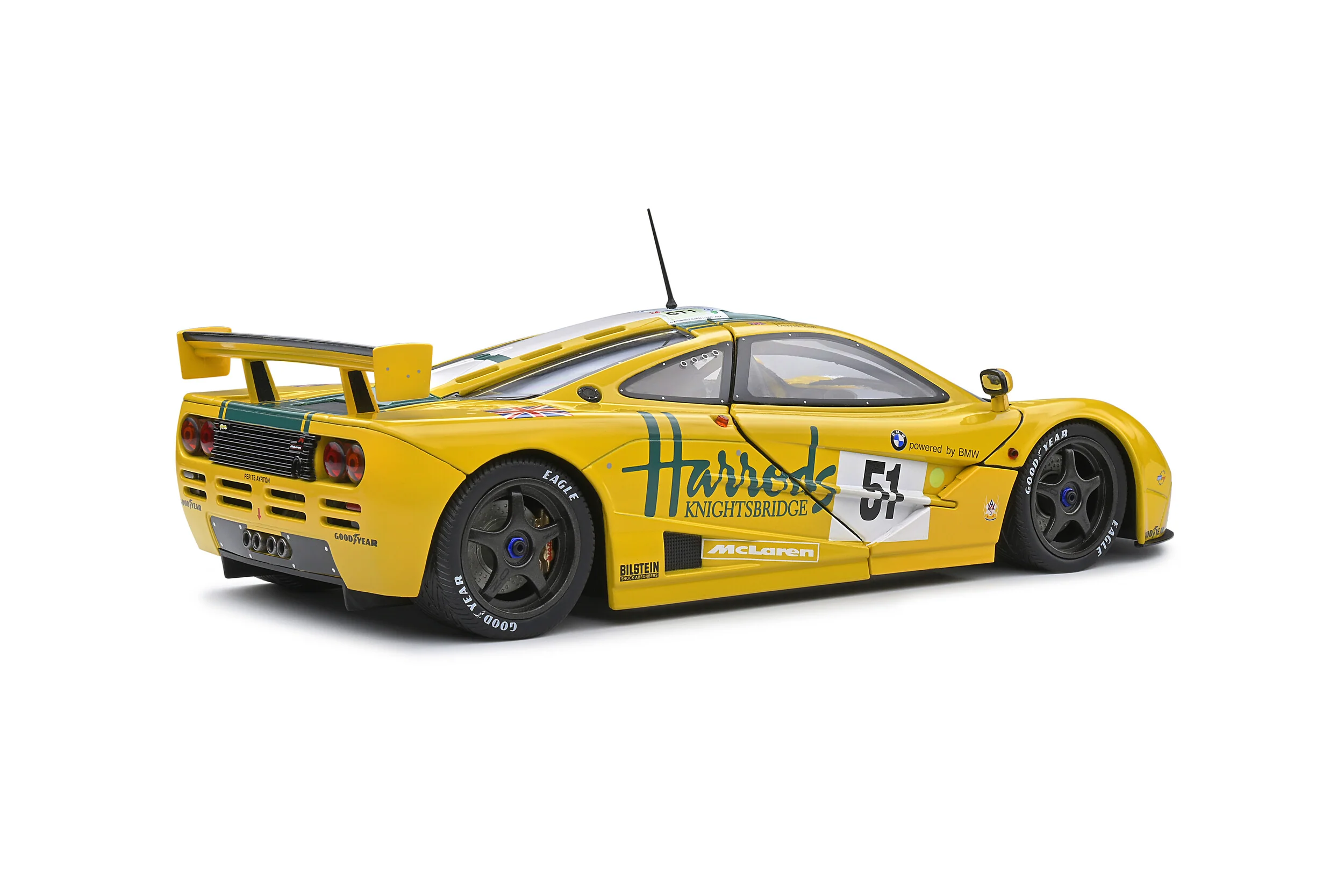 Solido McLaren F1 GT-R Short Tail 24H Le Mans 1995 - Harrods 1/18 Scale - Image 4