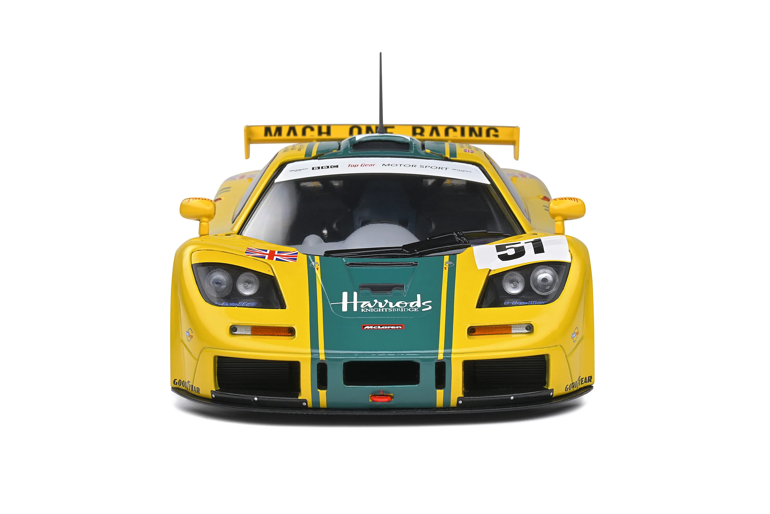 Solido McLaren F1 GT-R Short Tail 24H Le Mans 1995 - Harrods 1/18 Scale - Image 5