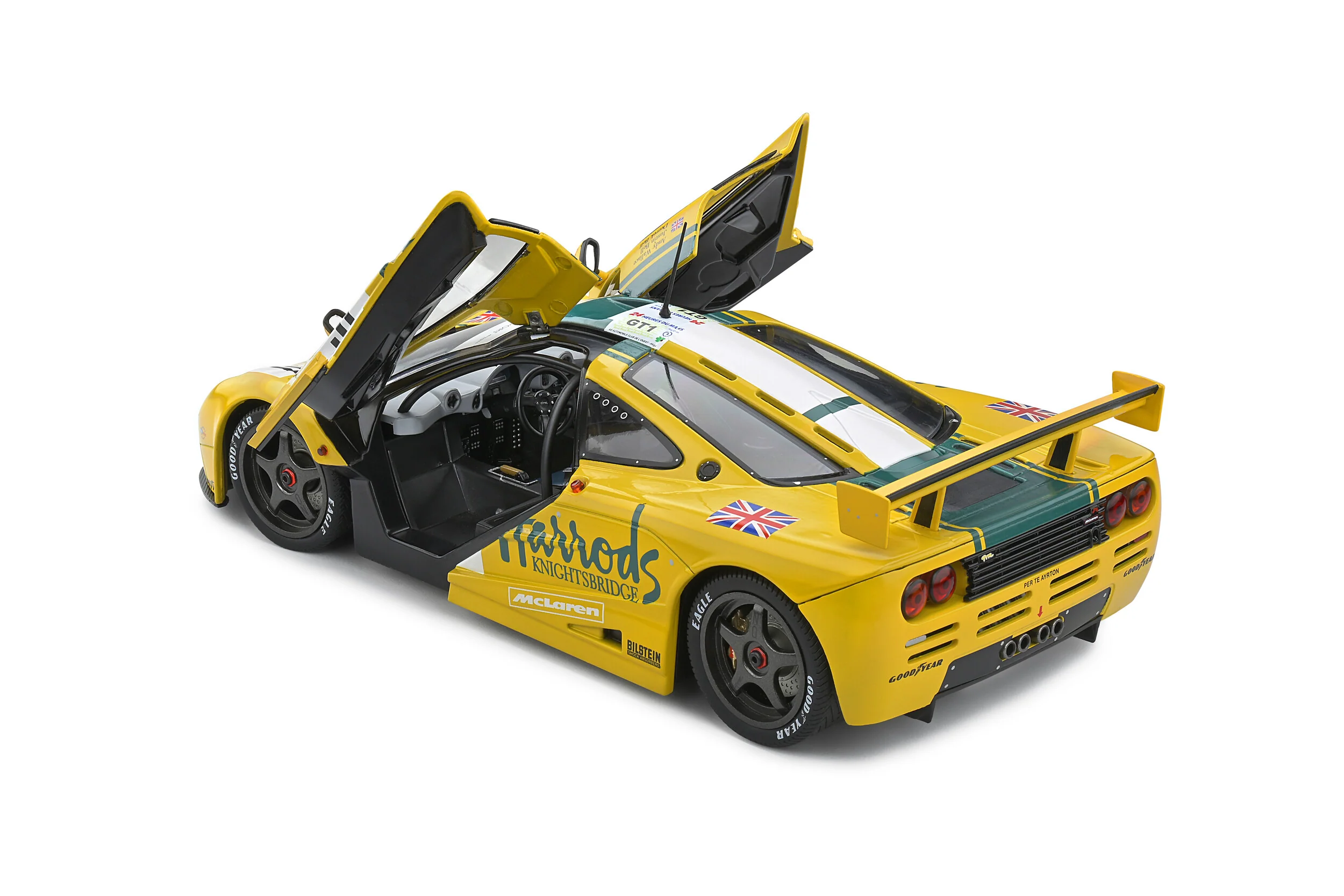 Solido McLaren F1 GT-R Short Tail 24H Le Mans 1995 - Harrods 1/18 Scale - Image 8