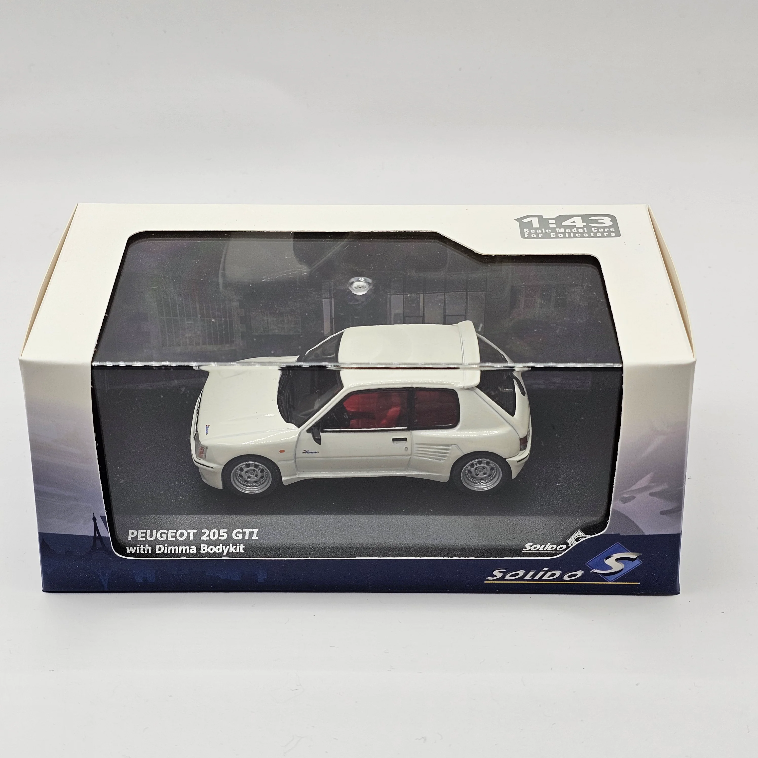 Solido Peugeot 205 GTI Dimma Body Kit 1989 White 1/43 Scale - Image 5