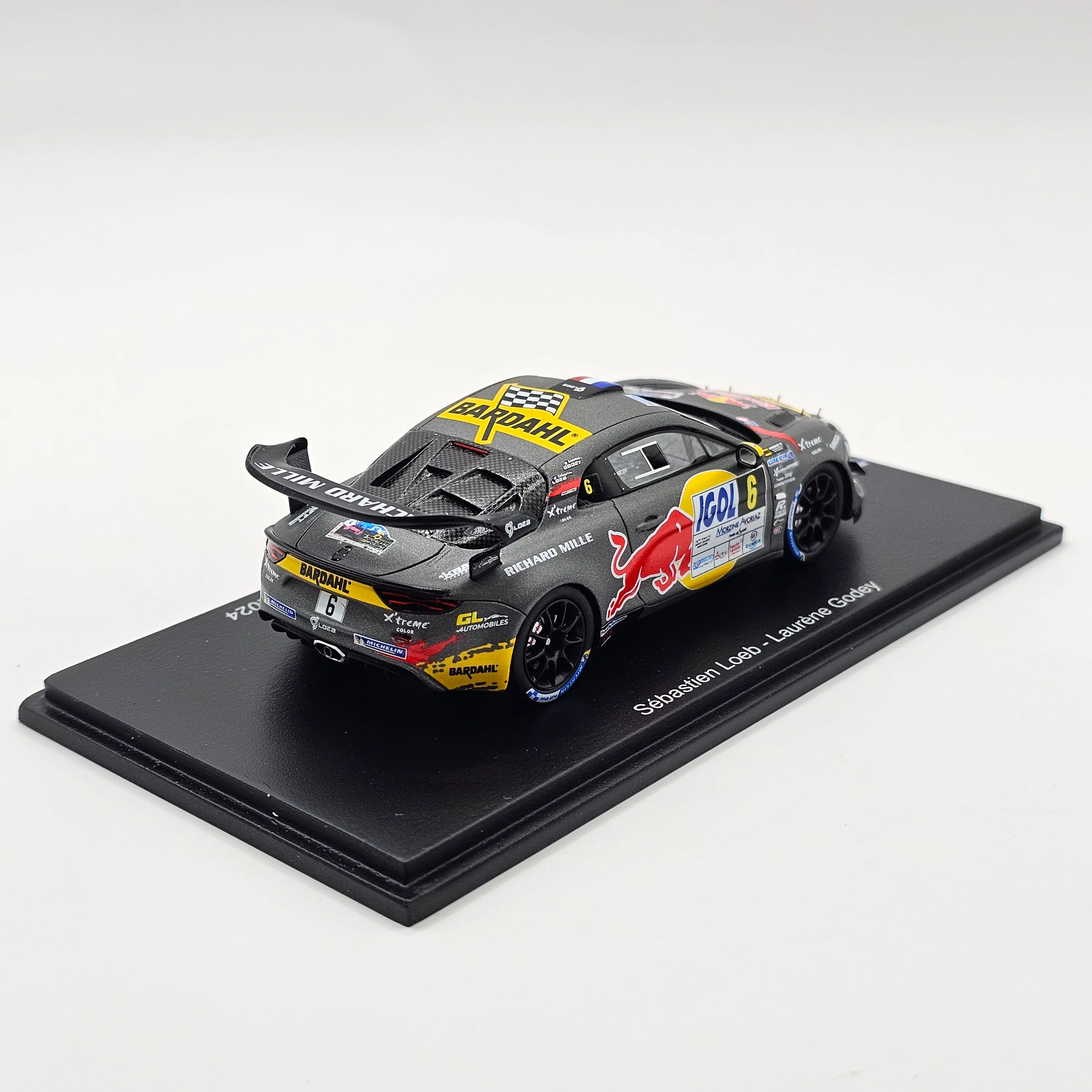 Spark Alpine A110 GT+ Rallye du Mont Blanc 2024 Winner Sébastien Loeb 1/43 Scale - Image 5