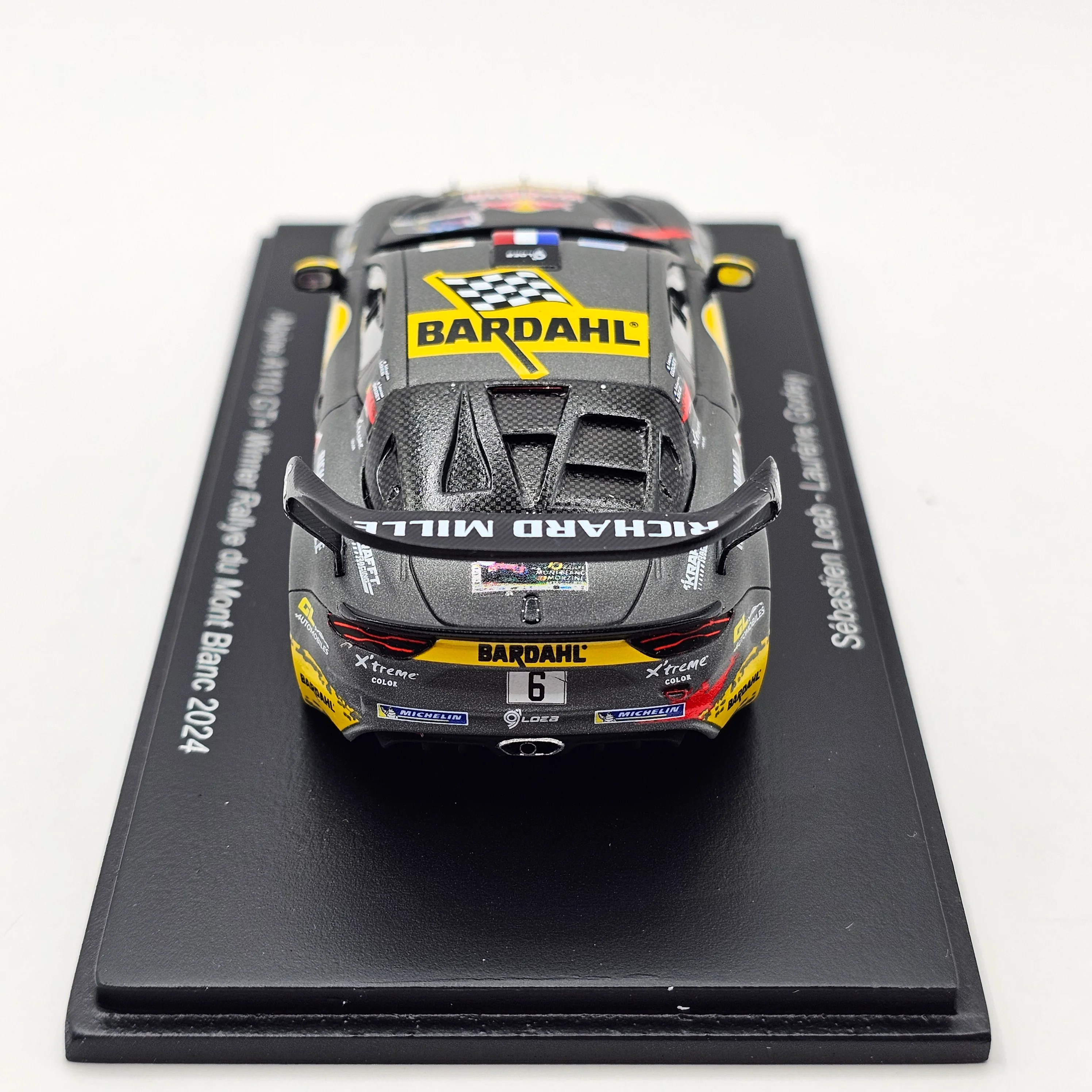 Spark Alpine A110 GT+ Rallye du Mont Blanc 2024 Winner Sébastien Loeb 1/43 Scale - Image 6