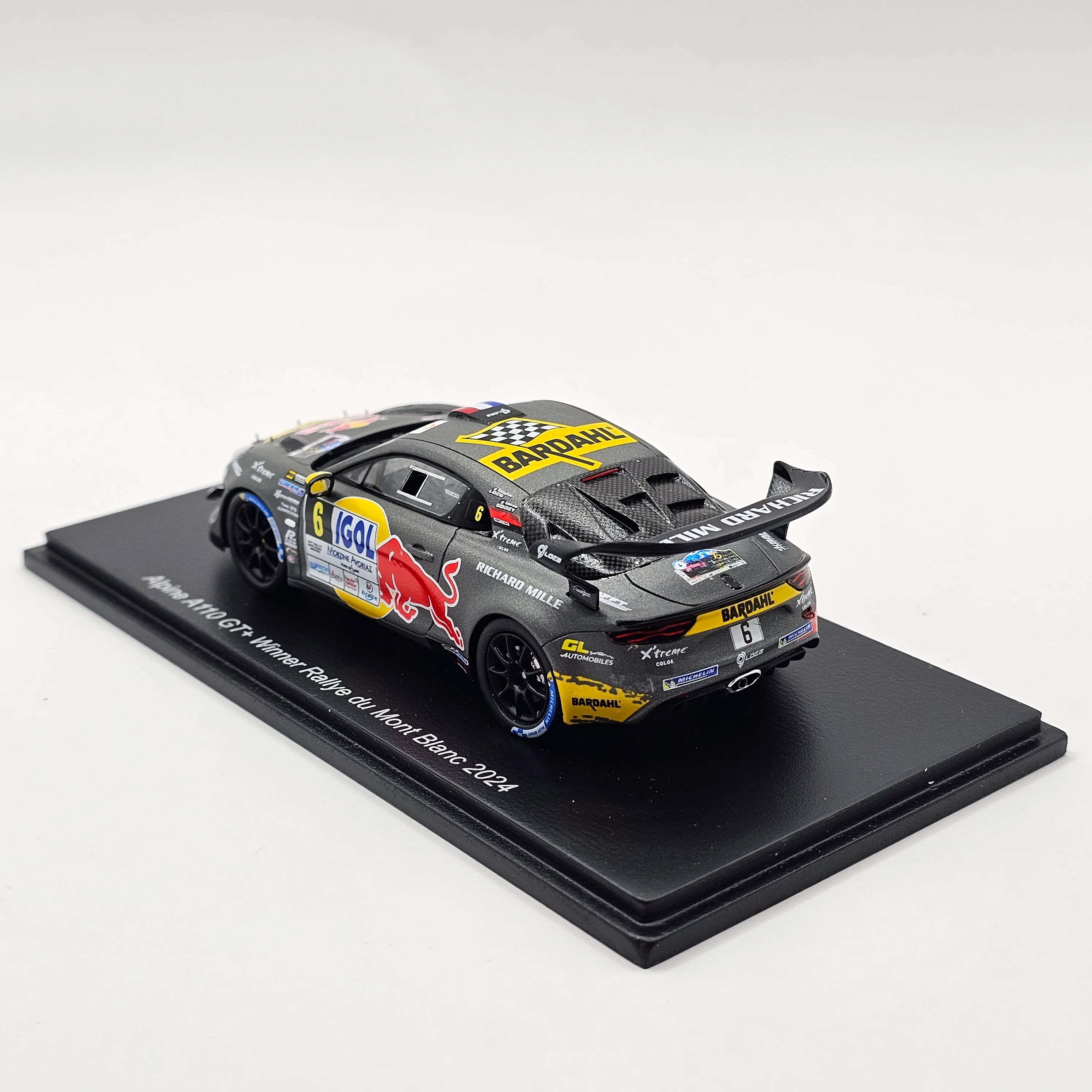 Spark Alpine A110 GT+ Rallye du Mont Blanc 2024 Winner Sébastien Loeb 1/43 Scale - Image 7