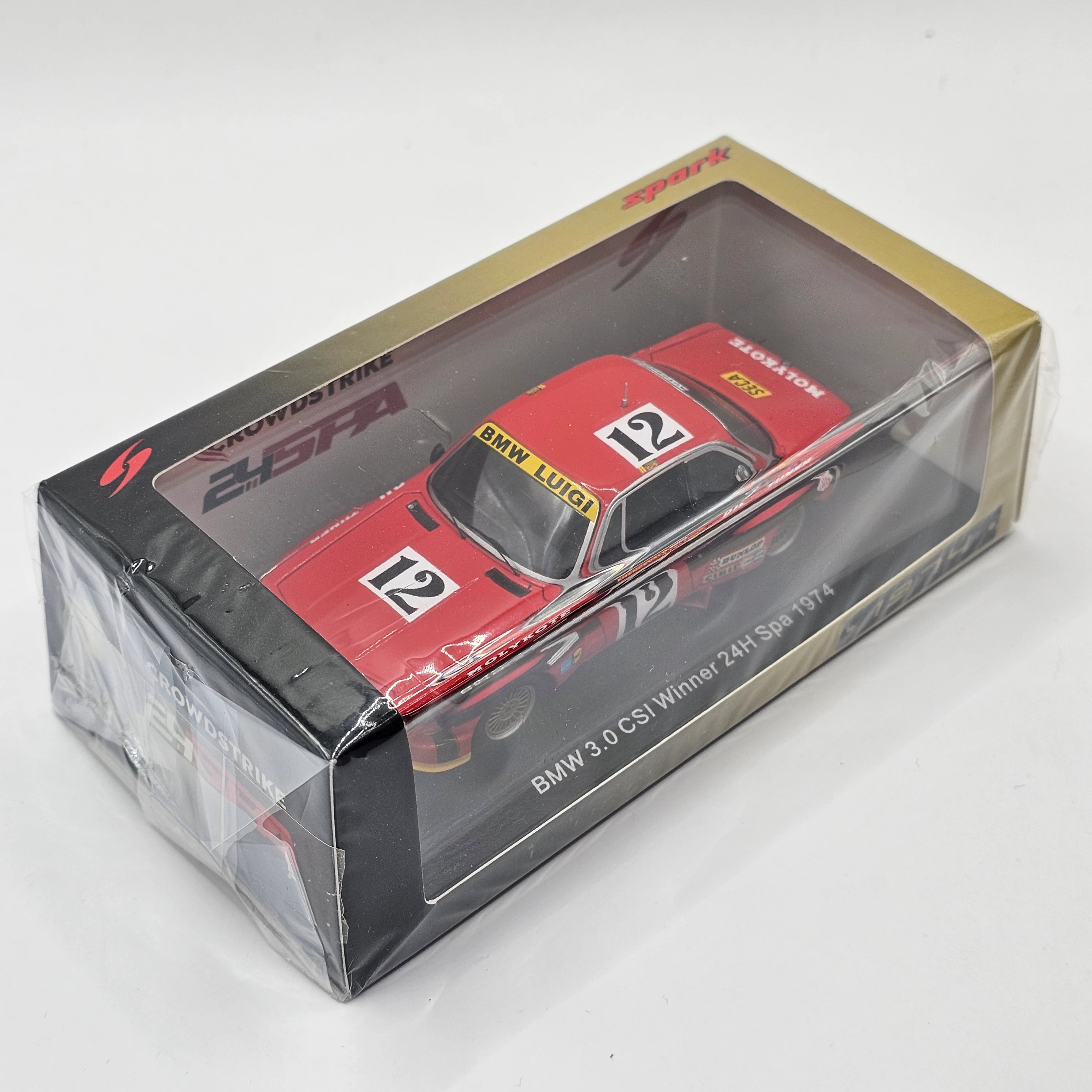 Spark BMW 3.0 CSI #12 Winner 24H Spa 1974 1/43 Scale - Image 3