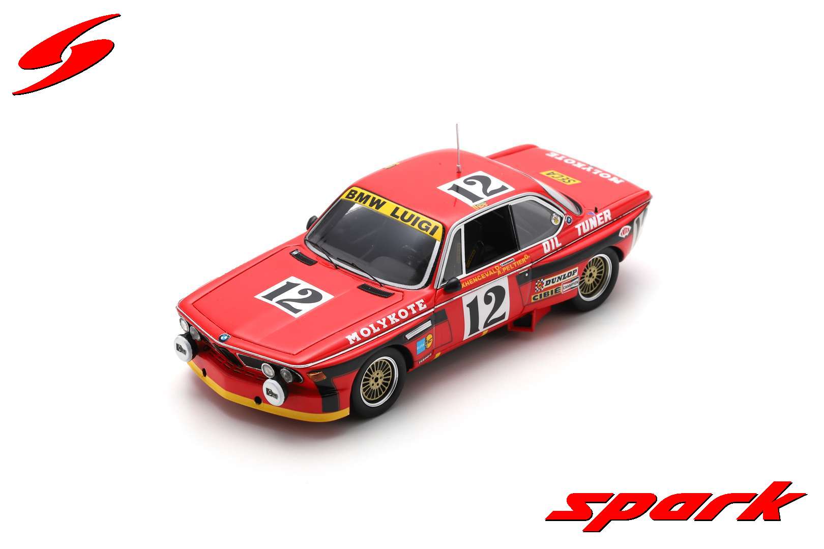 Spark BMW 3.0 CSI #12 Winner 24H Spa 1974 1/43 Scale - Image 4