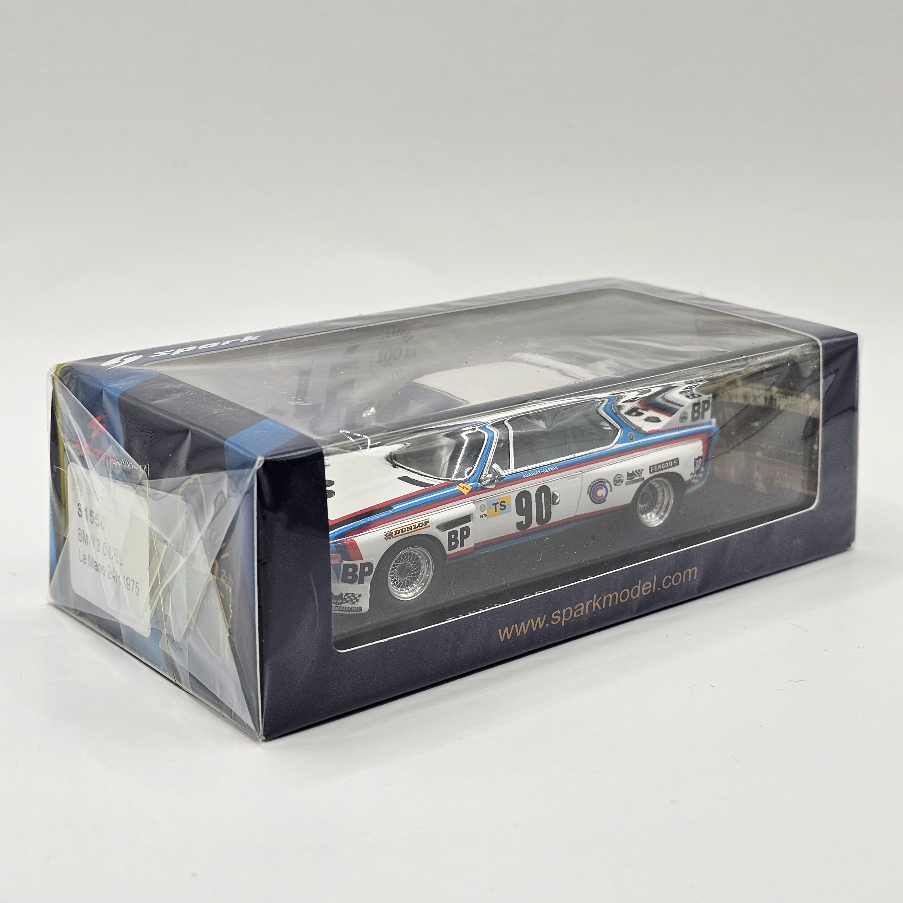 Spark BMW 3.0 CSL #90 24H Le Mans 1975 C. Aubriet 'Depnic' 1/43 Scale - Image 3