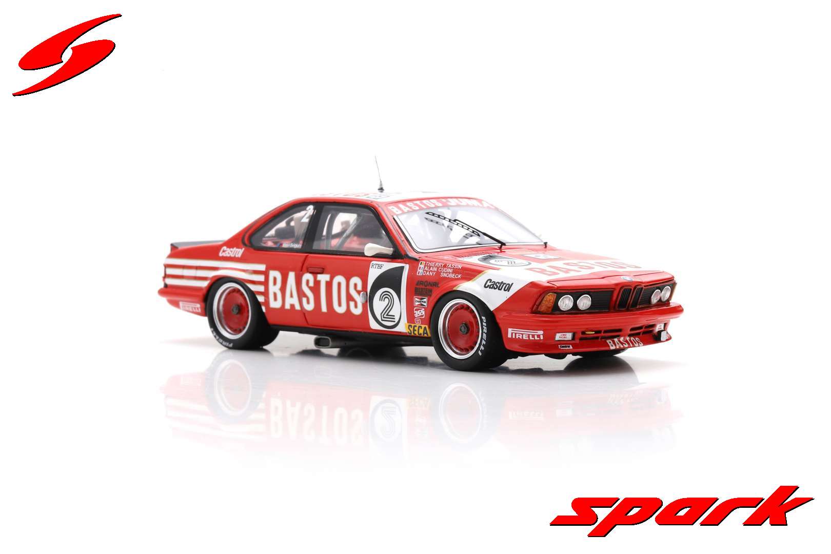 Spark BMW 635 Csi #2 Juma Bastos Racing Team 24H Spa 1984 1/43 Scale - Image 5