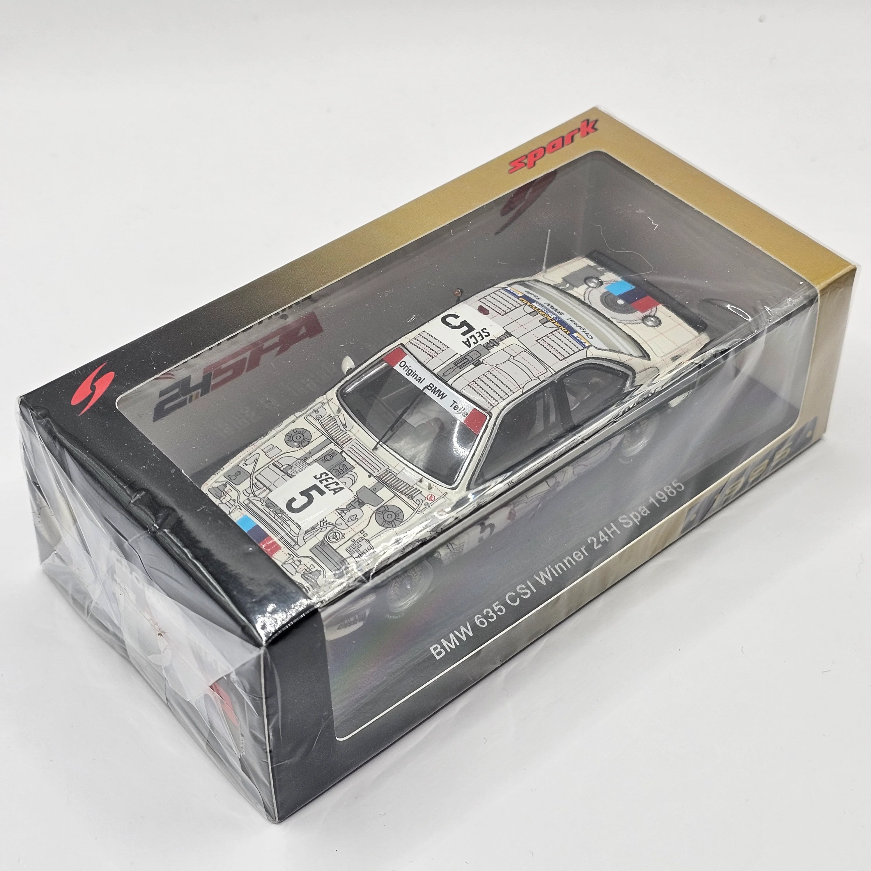 Spark BMW 635 CSI #5 Winner 24H Spa 1985 1/43 Scale - Image 3