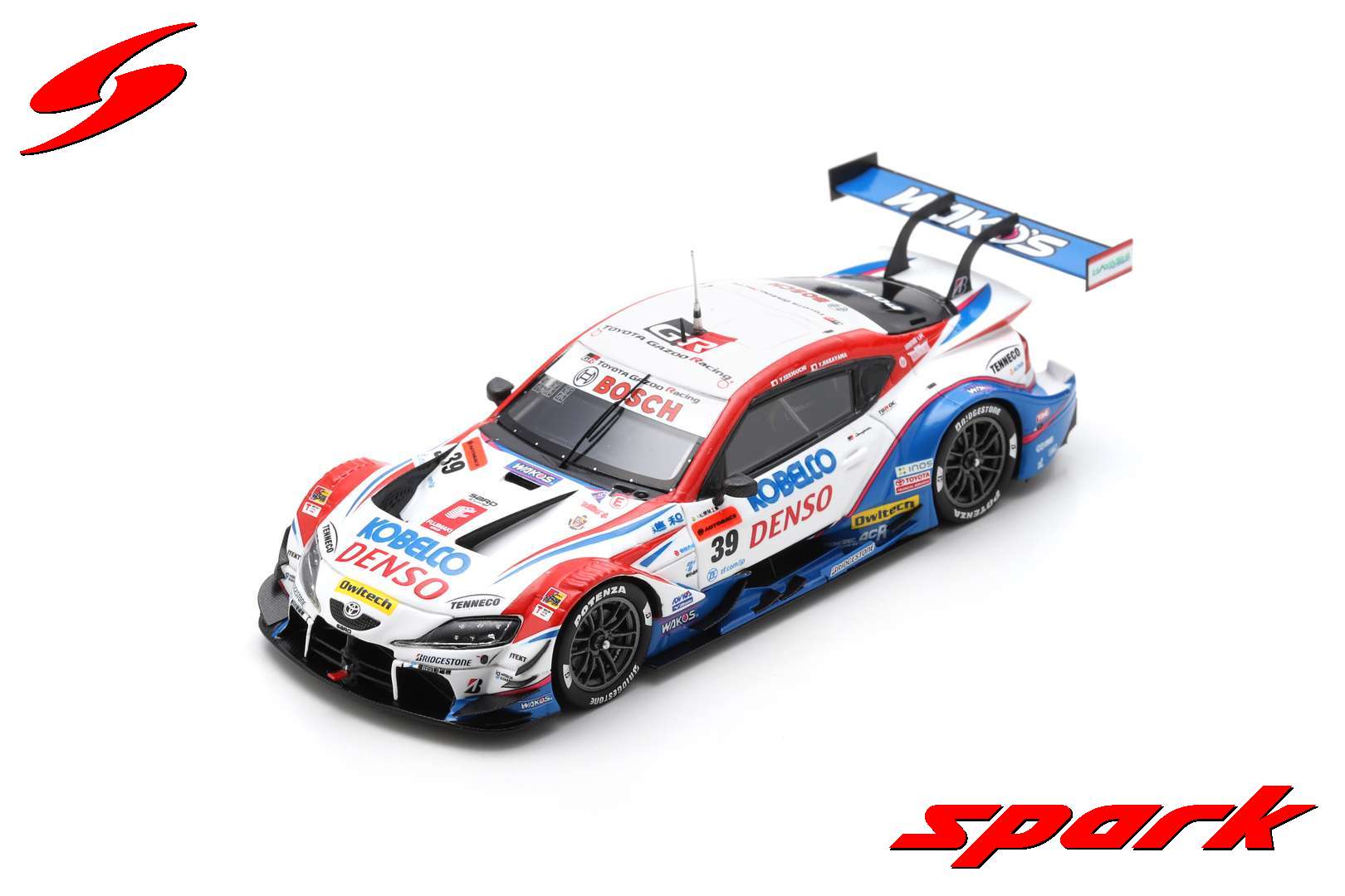 Spark Denso Kobelco Sard GR Supra #39 TGR Super GT GT500 2022 Sekiguchi/Nakayama 1/43 Scale - Image 4