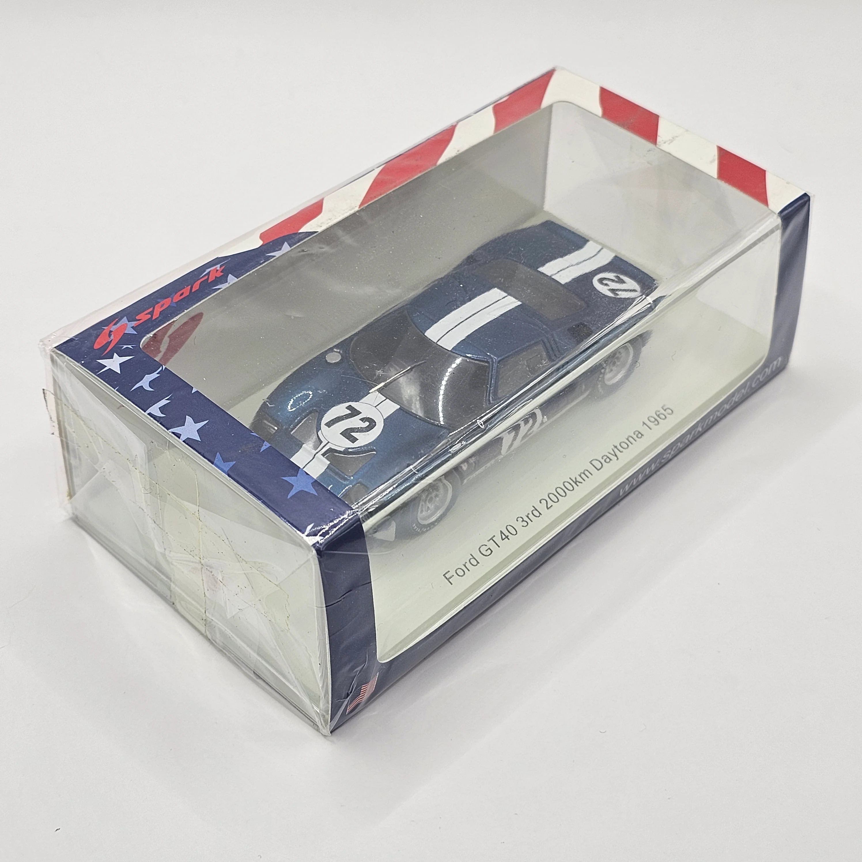 Spark Ford GT40 #72 3rd 2000km Daytona 1965 B. Bondurant/R. Ginther (500pcs) 1/43 Scale - Image 3