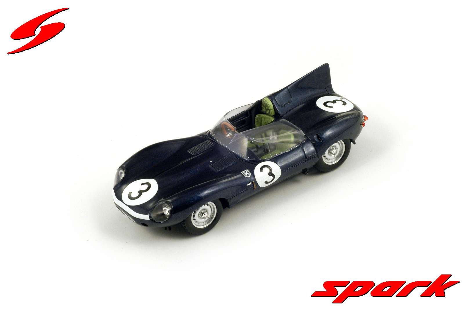 Spark Jaguar D Type #3 Winner 24H Le Mans 1957 I. Bueb/R. Flockhart 1/43 Scale - Image 4