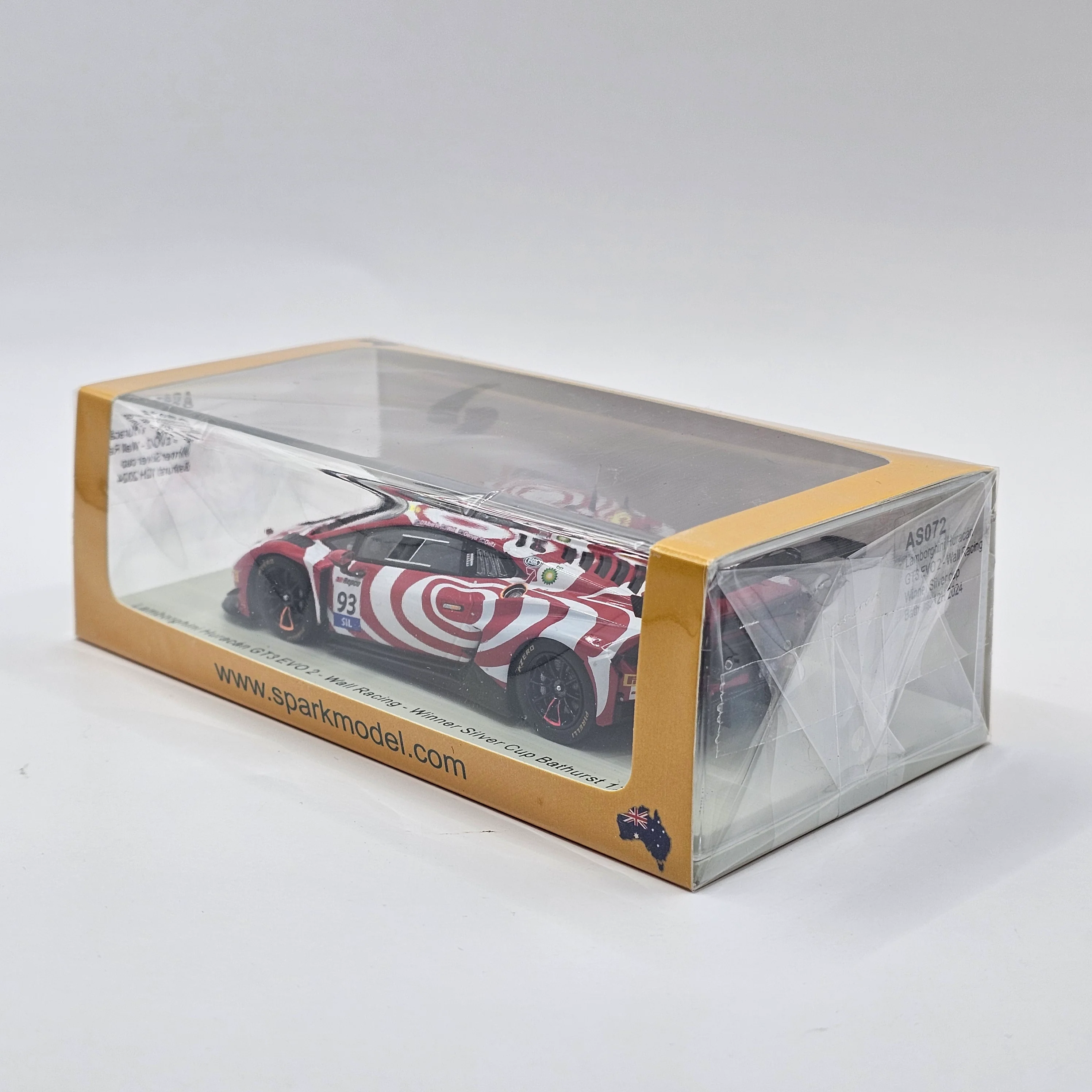 Spark Lamborghini Huracan GT3 #93 Wall 12Hrs Bathurst 2024 Silver Winner 1/43 Scale - Image 4