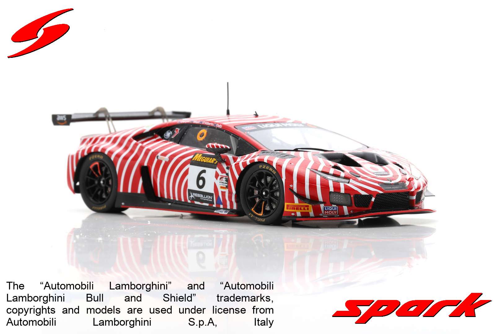 Spark Lamborghini Huracan GT3 EVO Team Wall Racing N.6 5Th 12H Bathurst 2022 1/43 Scale - Image 5