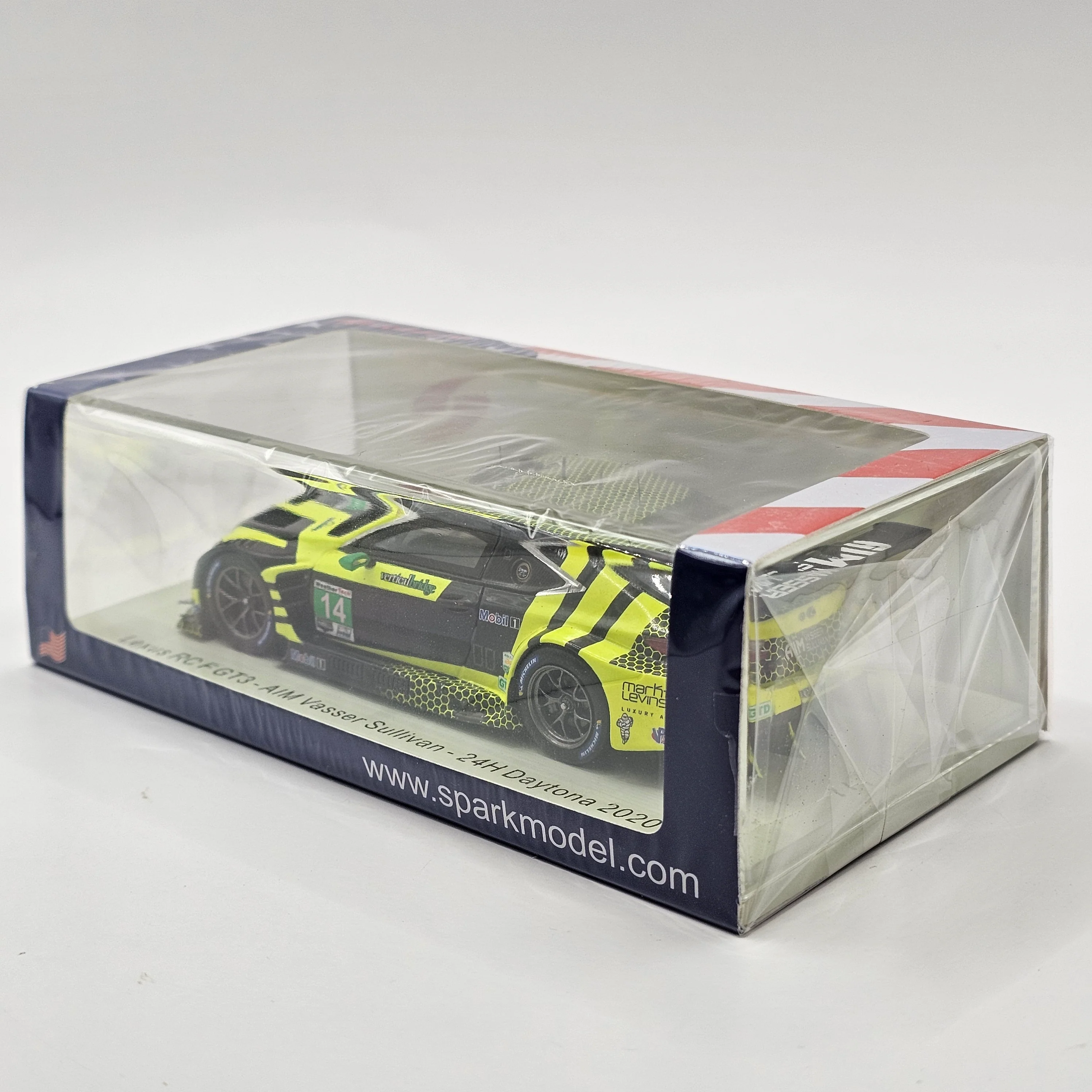 Spark Lexus RC F GT3 #14 AIM Vasser Sullivan 24Hrs Daytona 2020 1/43 Scale US129 - Image 4