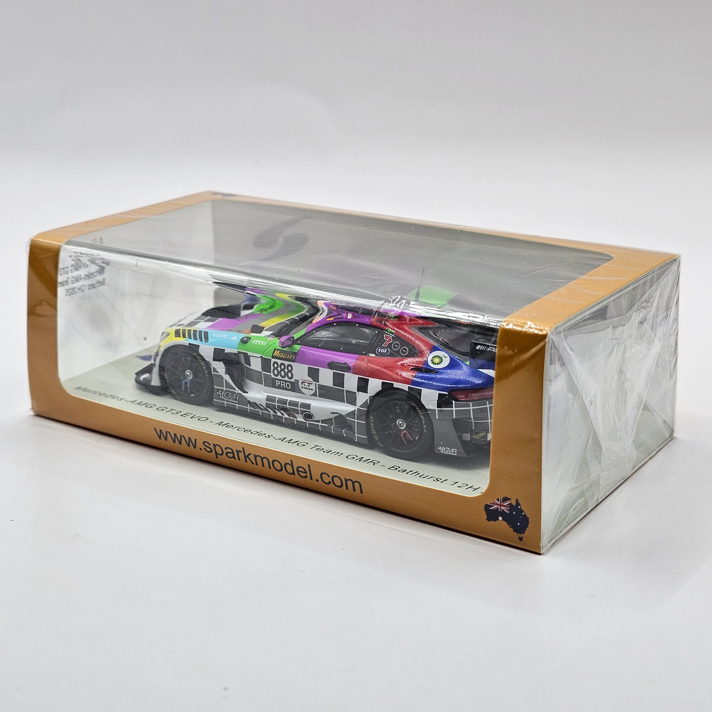Spark Mercedes-AMG GT3 Evo #888 GMR 12Hrs Bathurst 2025 1/43 Scale AS087 - Image 4