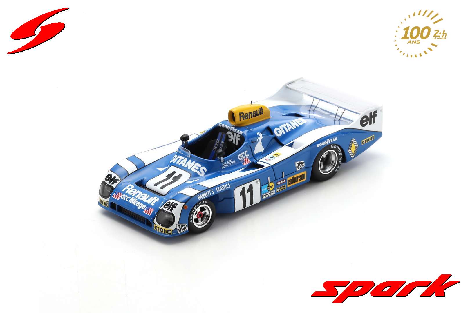 Spark Mirage M9 #11 24H Le Mans 1978 M. Leclere S. Posey 1/43 Scale - Image 3