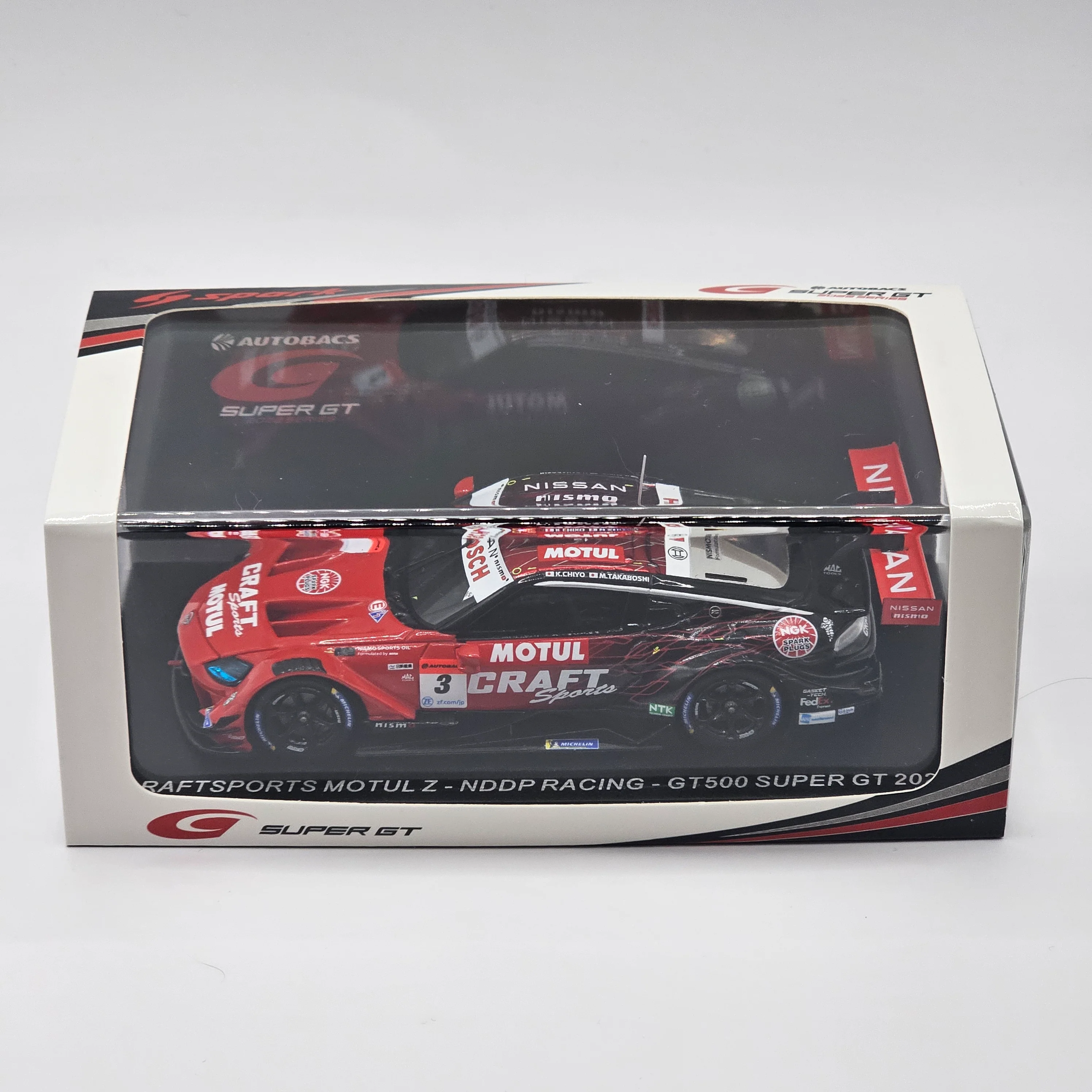 Spark Nissan Craftsports Motul Z #3 NDDP Racing GT500 Super GT 2022 Chiyo/Takaboshi 1/43 Scale - Image 10