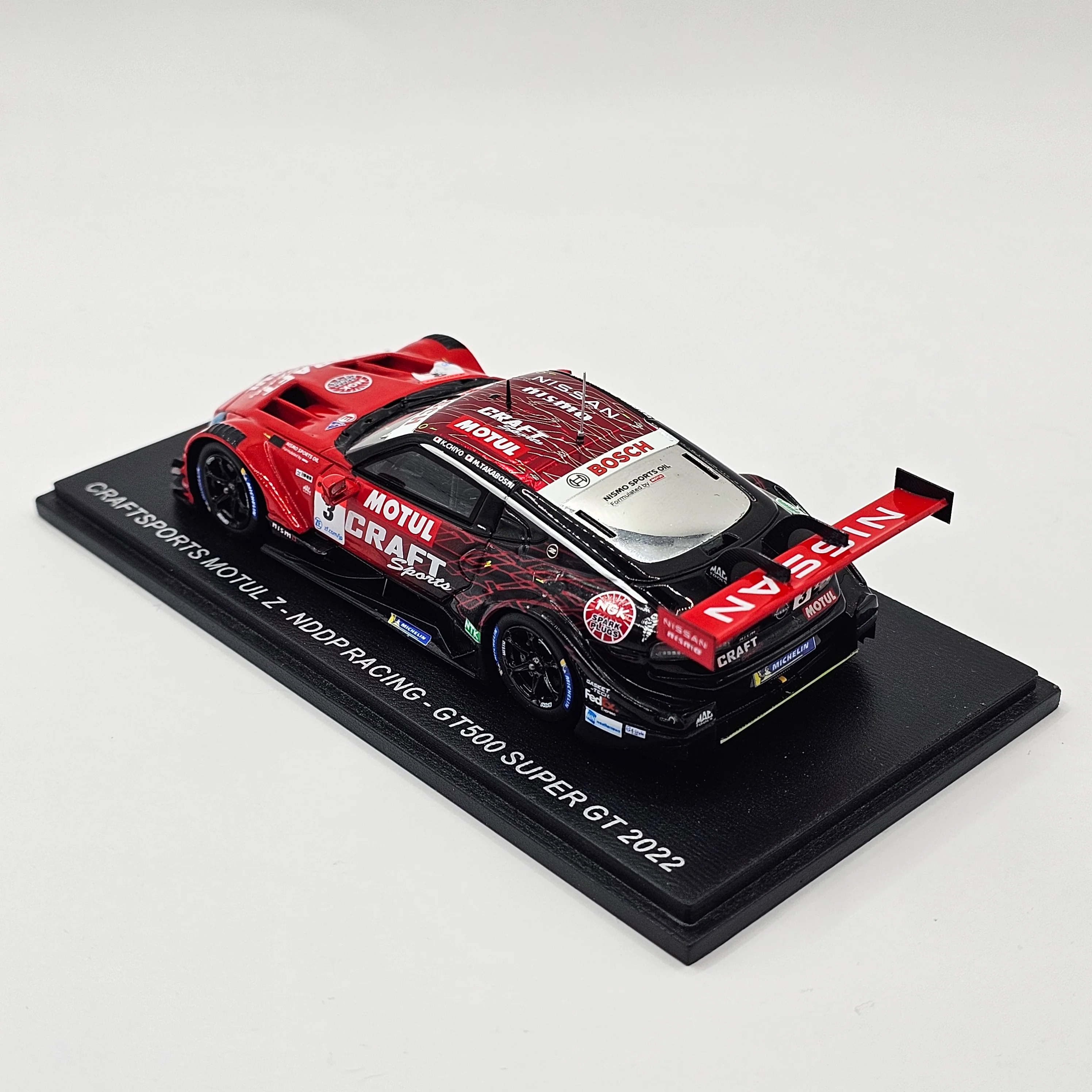Spark Nissan Craftsports Motul Z #3 NDDP Racing GT500 Super GT 2022 Chiyo/Takaboshi 1/43 Scale - Image 7