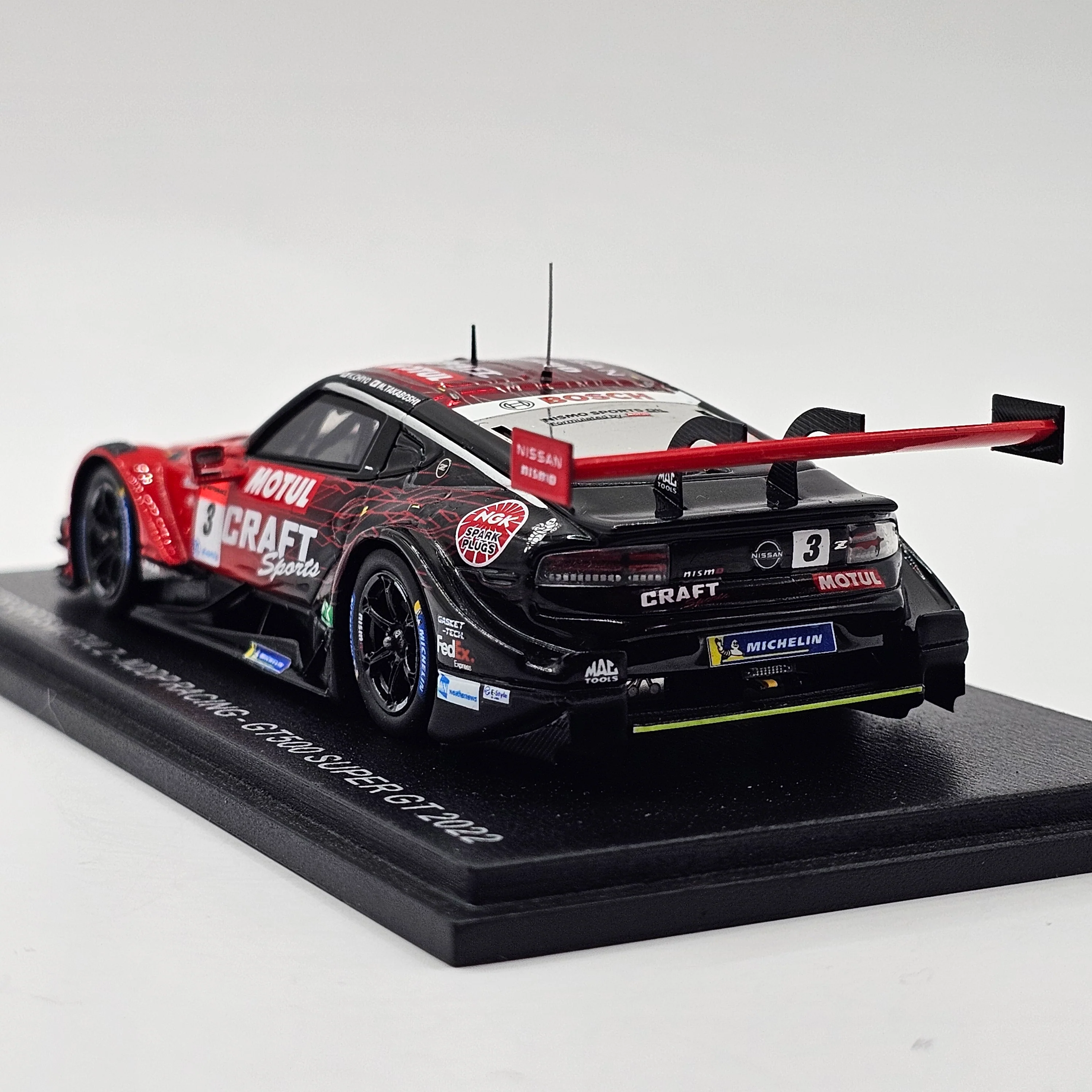 Spark Nissan Craftsports Motul Z #3 NDDP Racing GT500 Super GT 2022 Chiyo/Takaboshi 1/43 Scale - Image 8