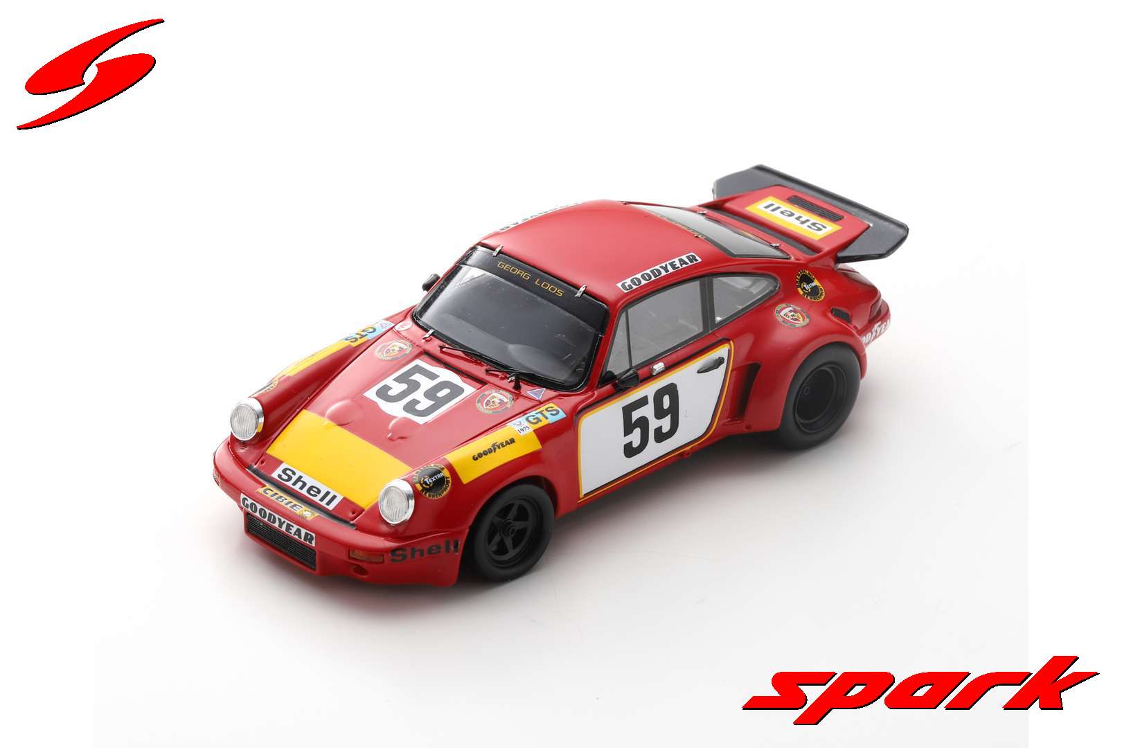 Spark Porsche 911 Carrera RSR N.59 24H Le Mans 1975 1/43 Scale - Image 4
