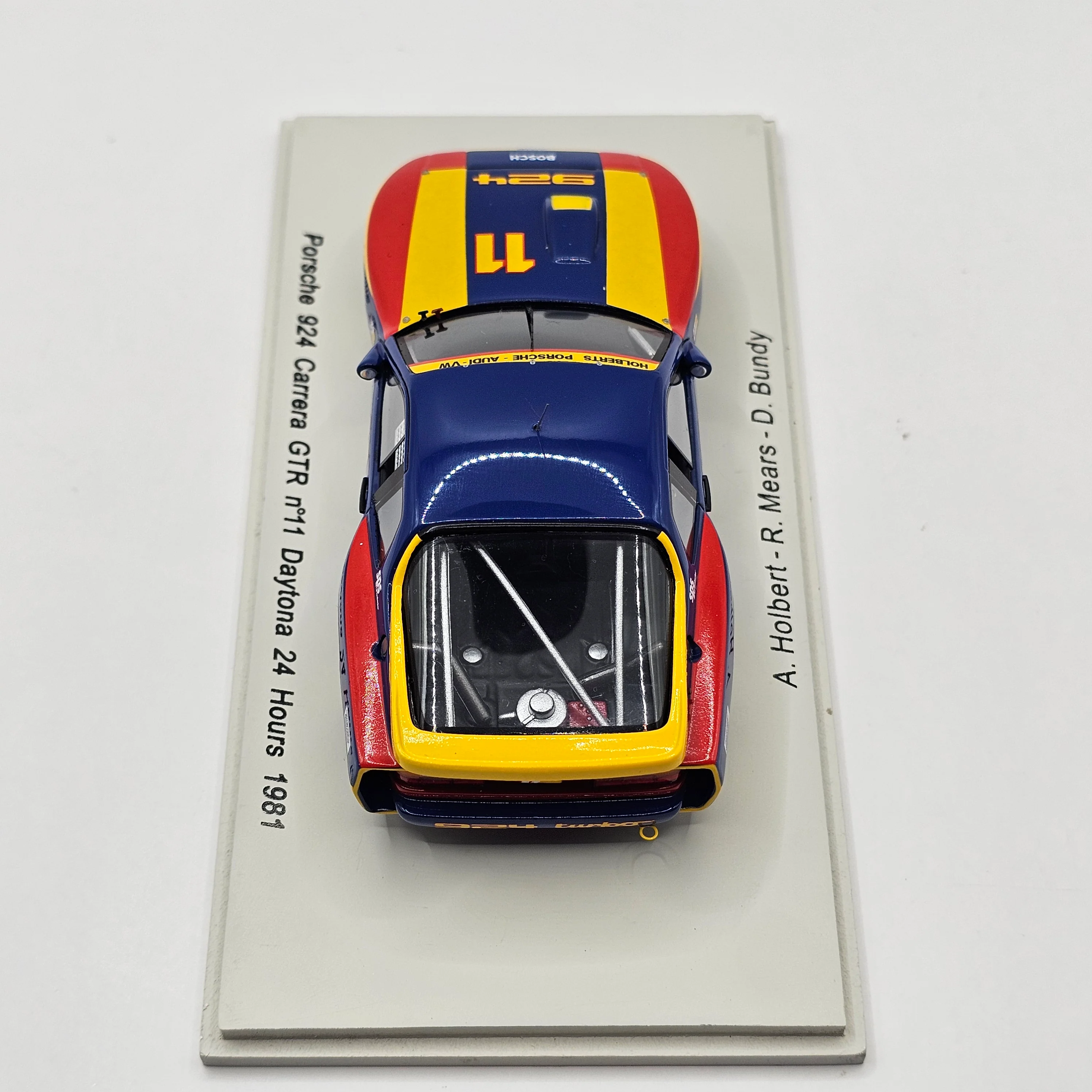 Spark Porsche 924 Carrera GTR #11 Holbert Racing 24Hrs Daytona 1981 1/43 Scale - Image 6
