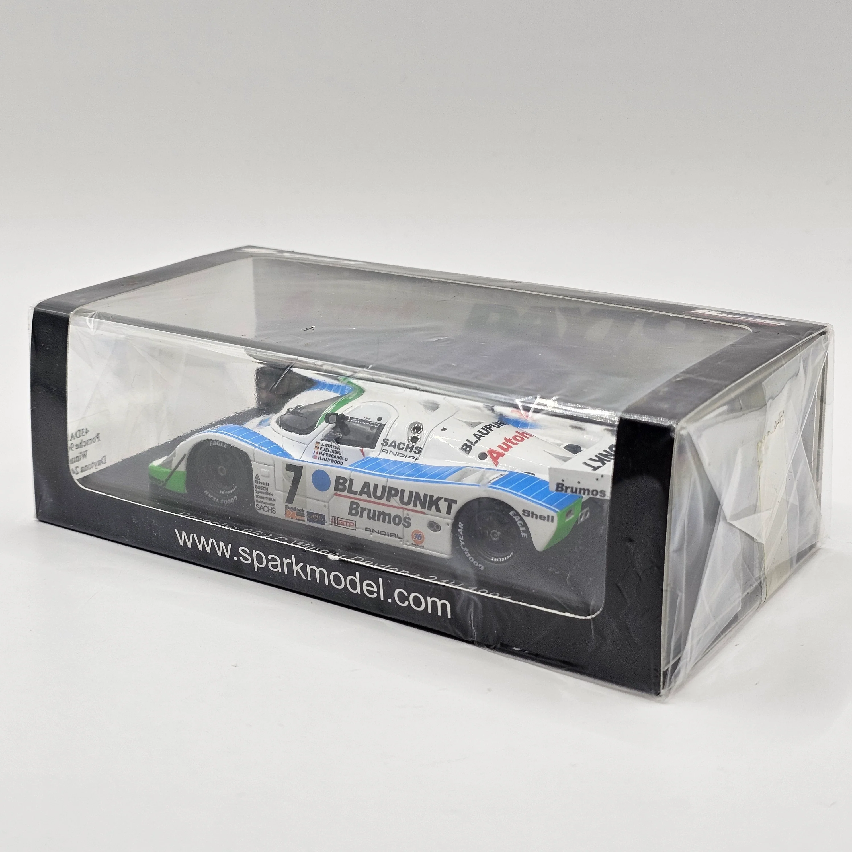 Spark Porsche 962C #7 Joest Racing 24hrs Daytona Winner 1991 1/43 Scale - Image 3