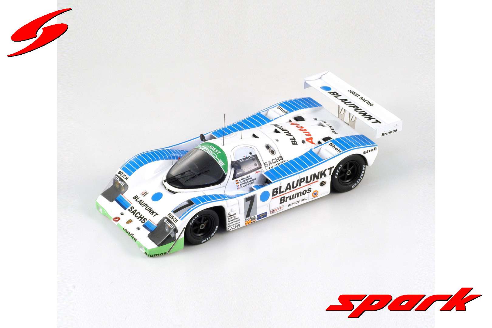 Spark Porsche 962C #7 Joest Racing 24hrs Daytona Winner 1991 1/43 Scale - Image 4