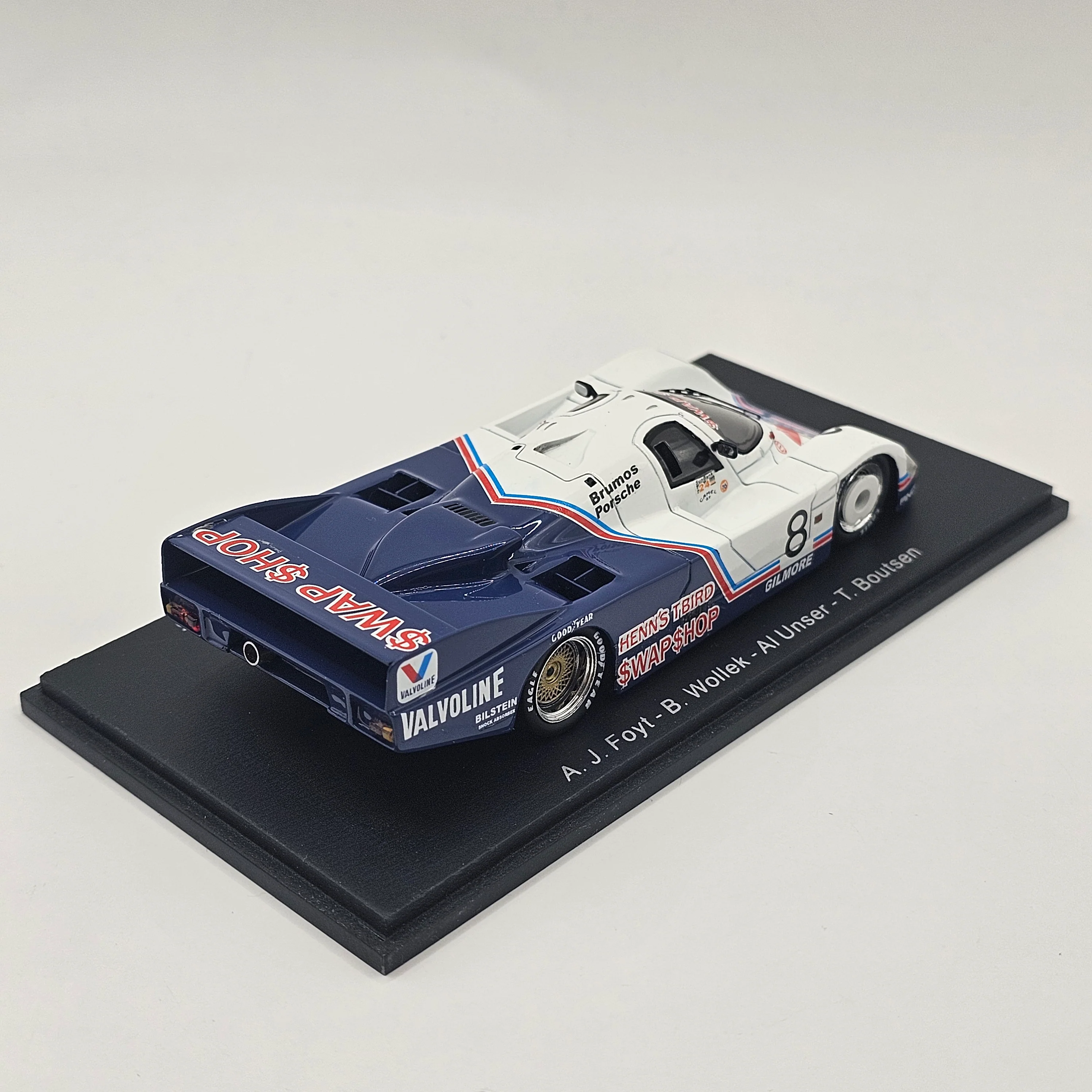 Spark Porsche 962C #8 Team Henn's Swap Shop Winner 24h Daytona 1985 1/43 Scale - Image 5