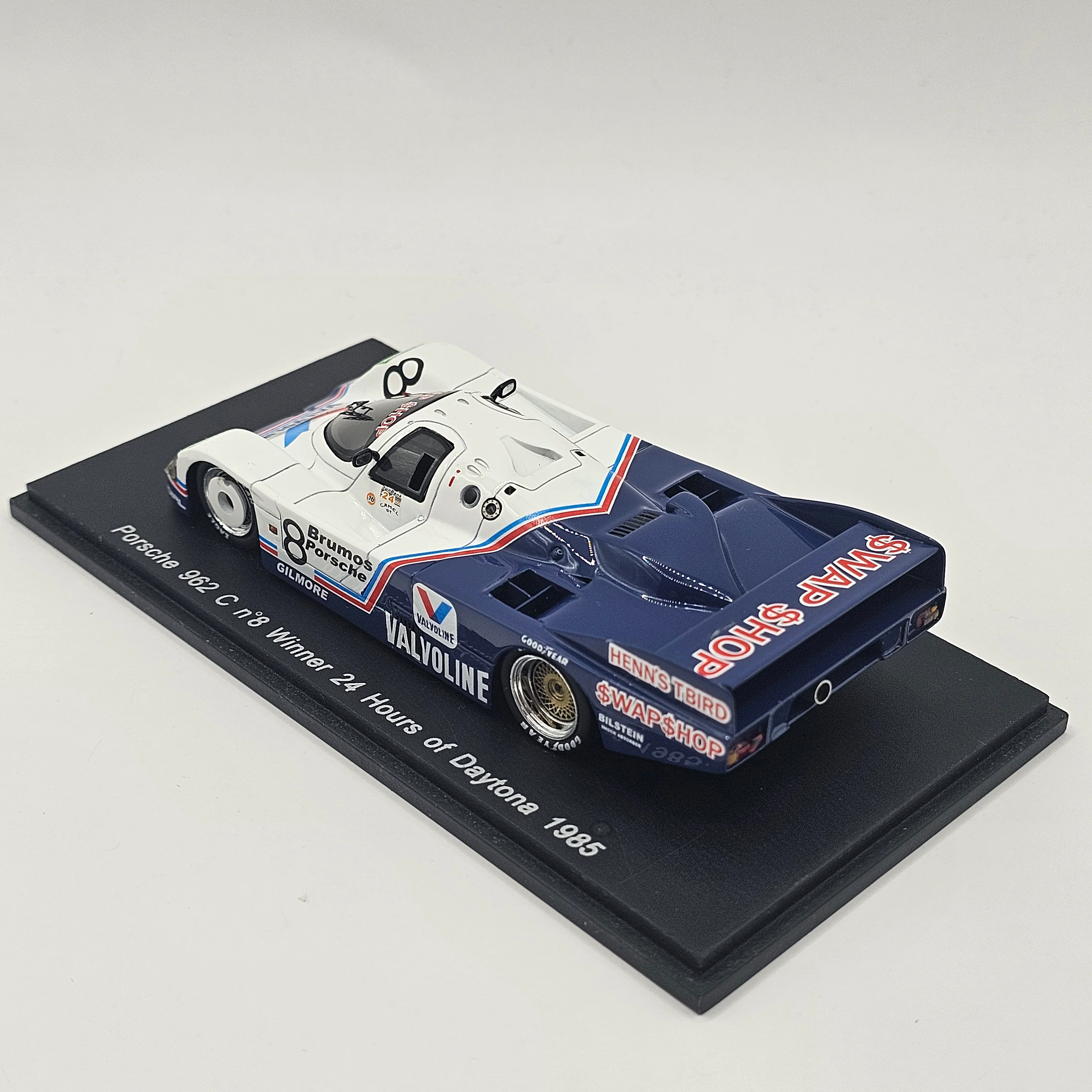 Spark Porsche 962C #8 Team Henn's Swap Shop Winner 24h Daytona 1985 1/43 Scale - Image 7