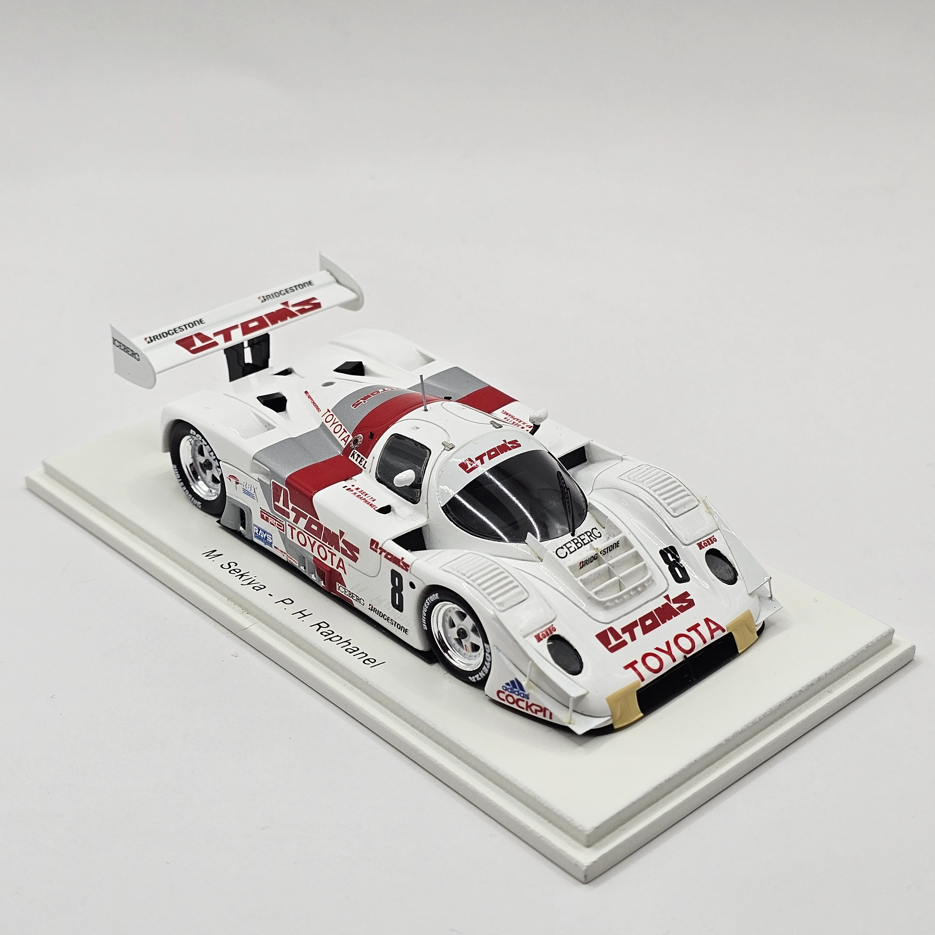 Spark Toyota 92C-V #8 Tom's JSPC 500KM Mine 1992 1/43 Scale - Image 4