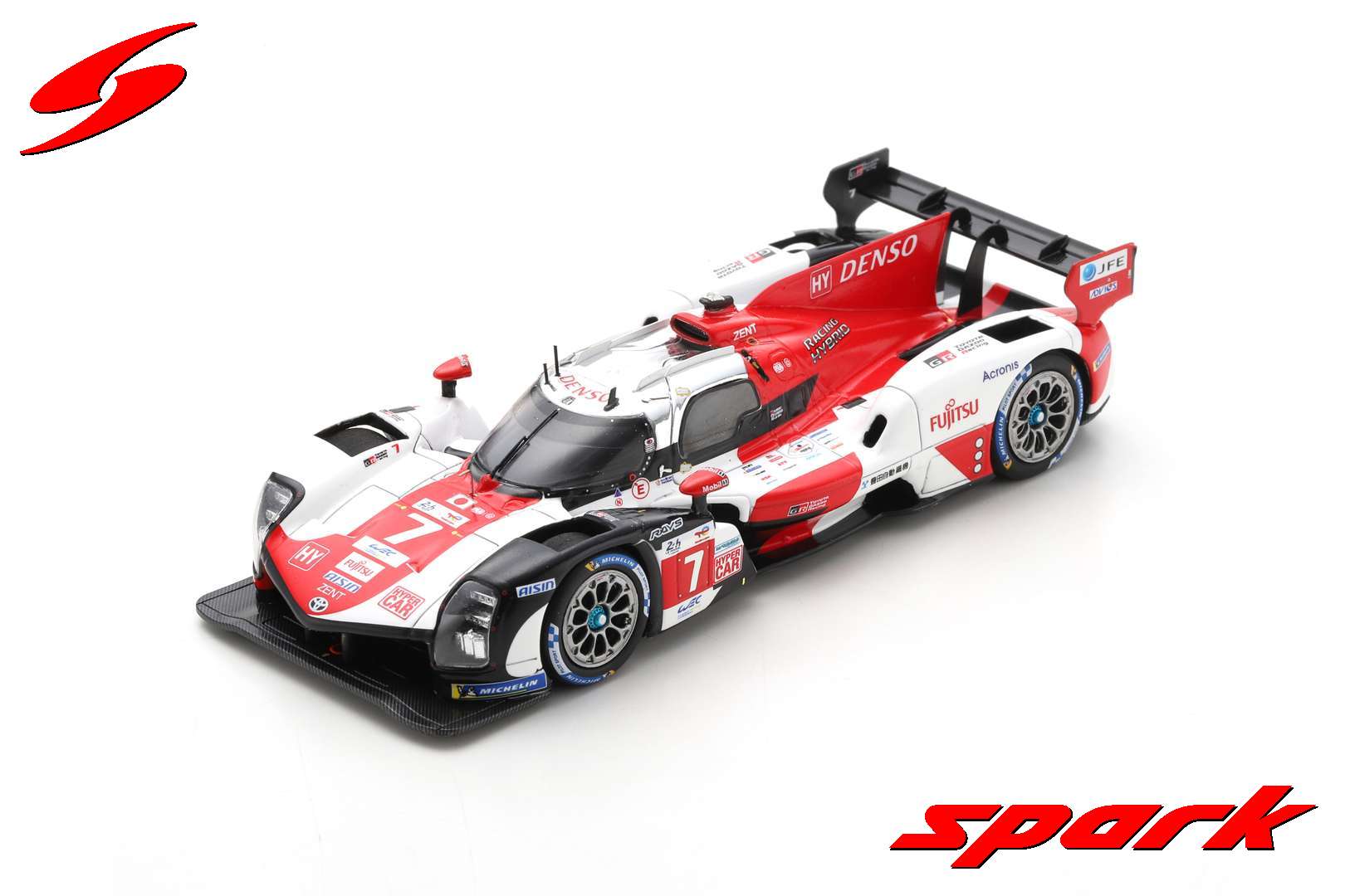Spark Toyota GR010 Hybrid #7 Toyota Gazoo Racing 2nd 24H Le Mans 2022 Conway/Kobayashi 1/43 Scale - Image 4