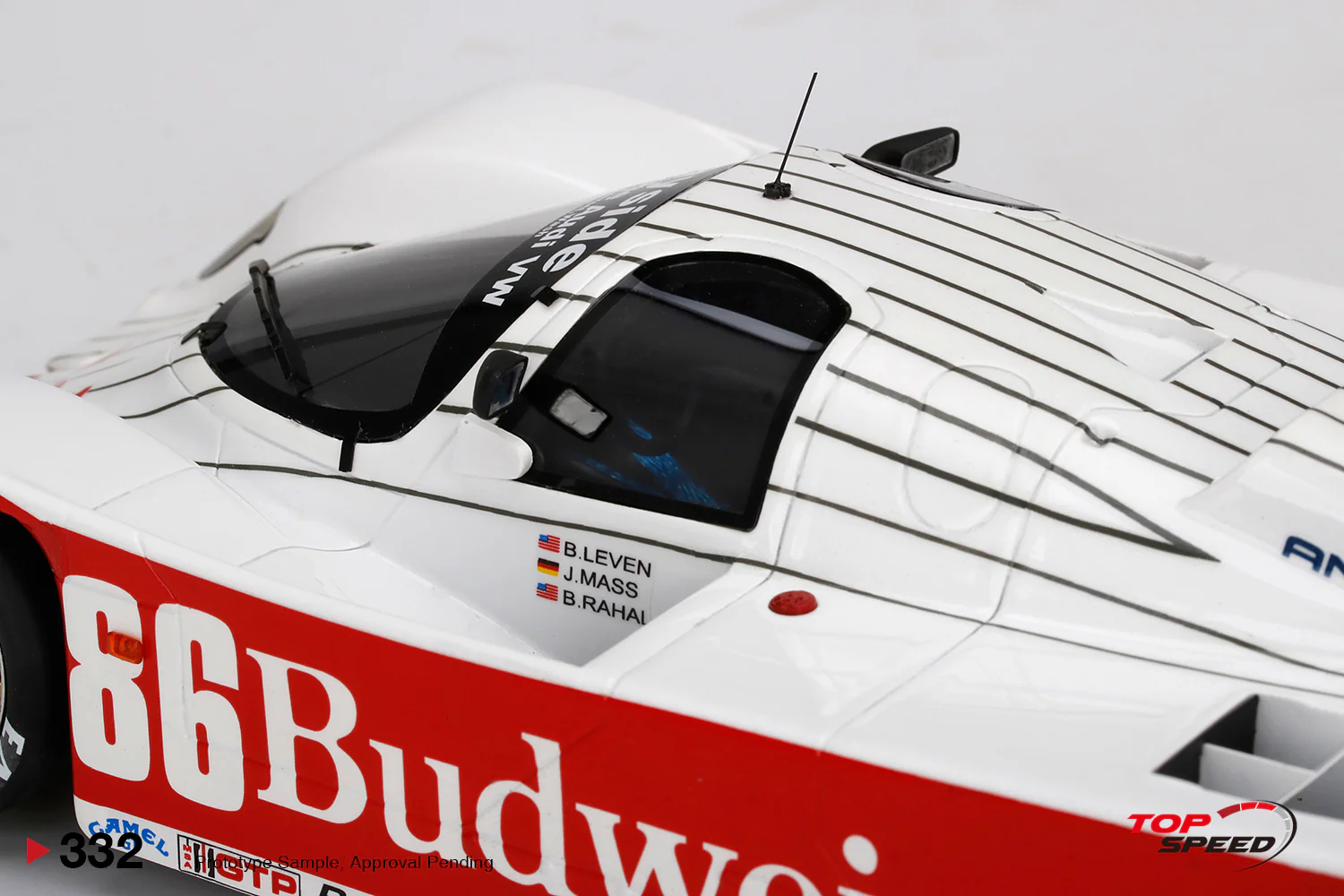 TopSpeed Porsche 962 #86 1987 Sebring 12 Hours Winner - 1/18 Scale Resin Model - Image 5