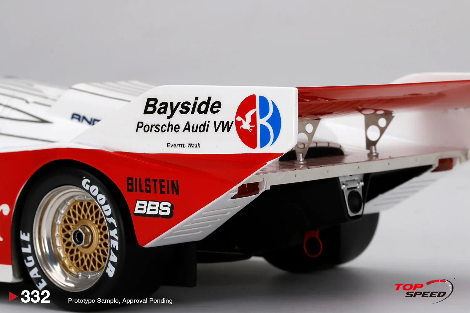TopSpeed Porsche 962 #86 1987 Sebring 12 Hours Winner - 1/18 Scale Resin Model - Image 6